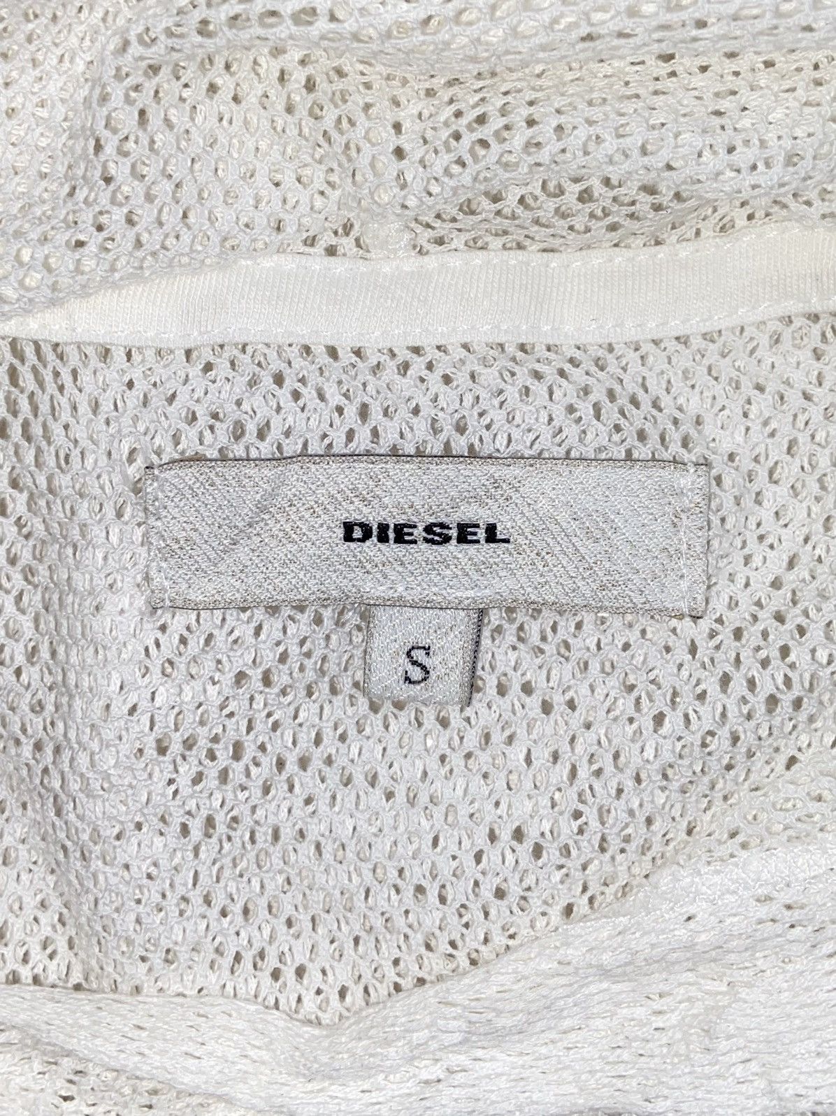 Diesel DIESEL White Mesh T-shirt Size US XS / EU 42 / 0 - 16 Thumbnail