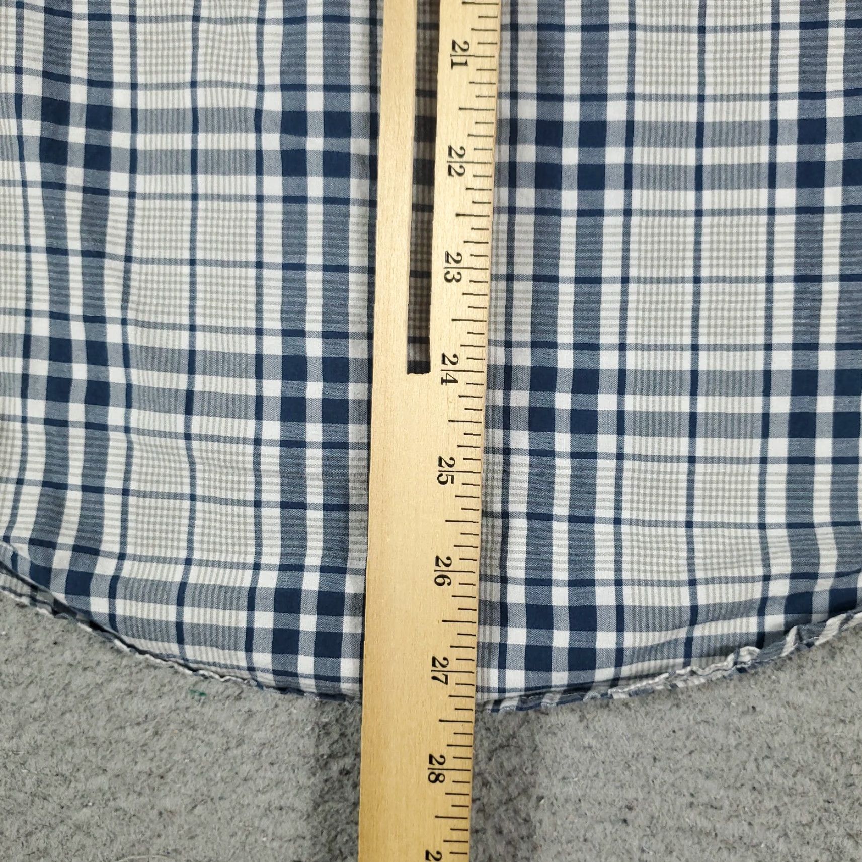 Original Penguin Original Penguin Button-Up Shirt Mens Small Blue Plaid Long Sleeve Casual Size US S / EU 44-46 / 1 - 5 Thumbnail