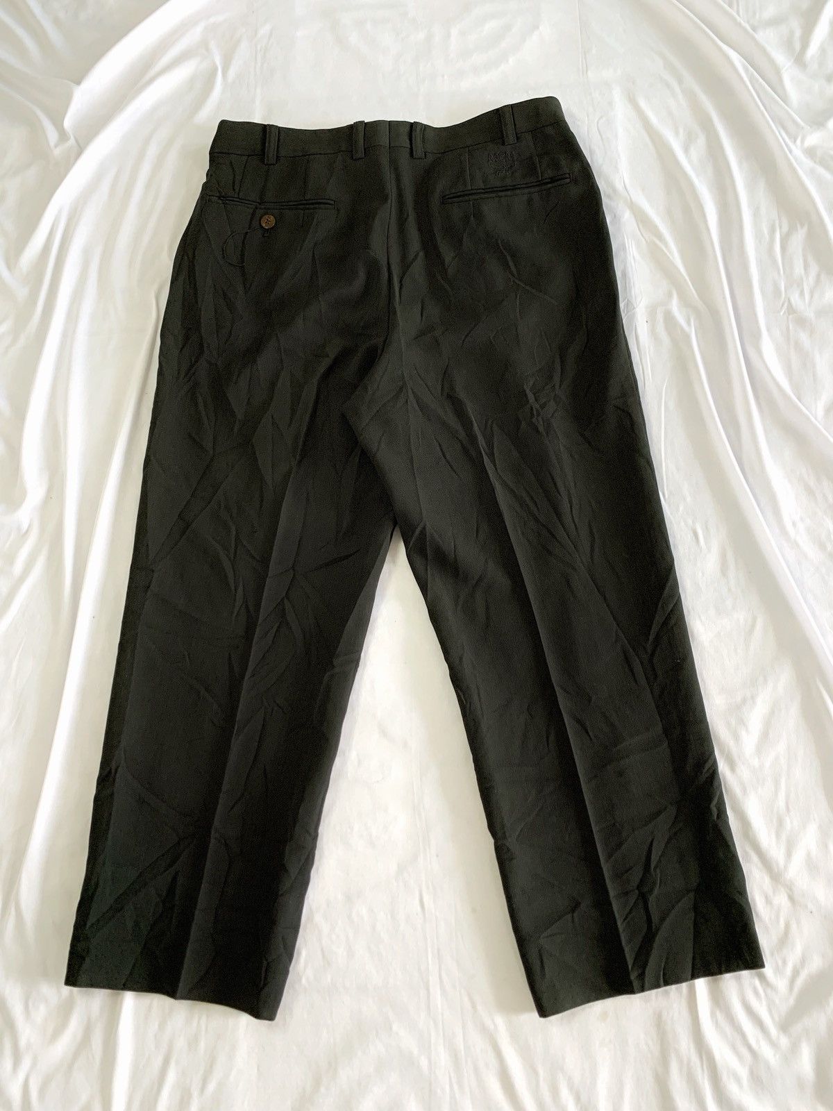 MCM Vintage McM double pleats slack trouser pant Size US 30 / EU 46 - 3 Thumbnail