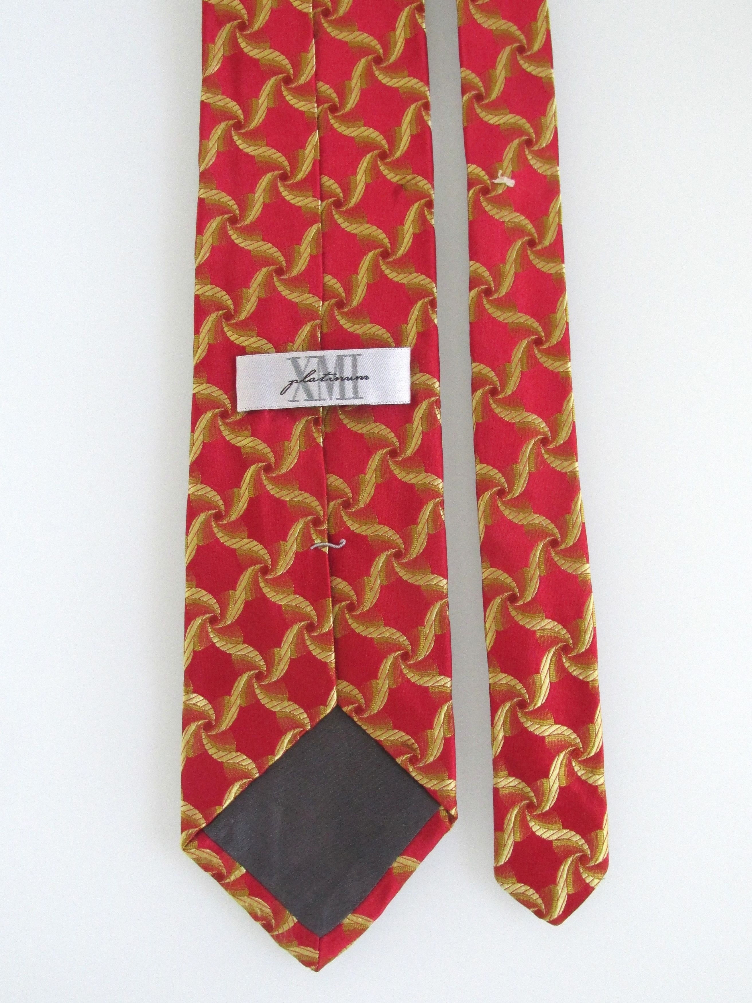 XMI Platinum XMI Platinum Men's Silk Tie Size ONE SIZE - 4 Thumbnail