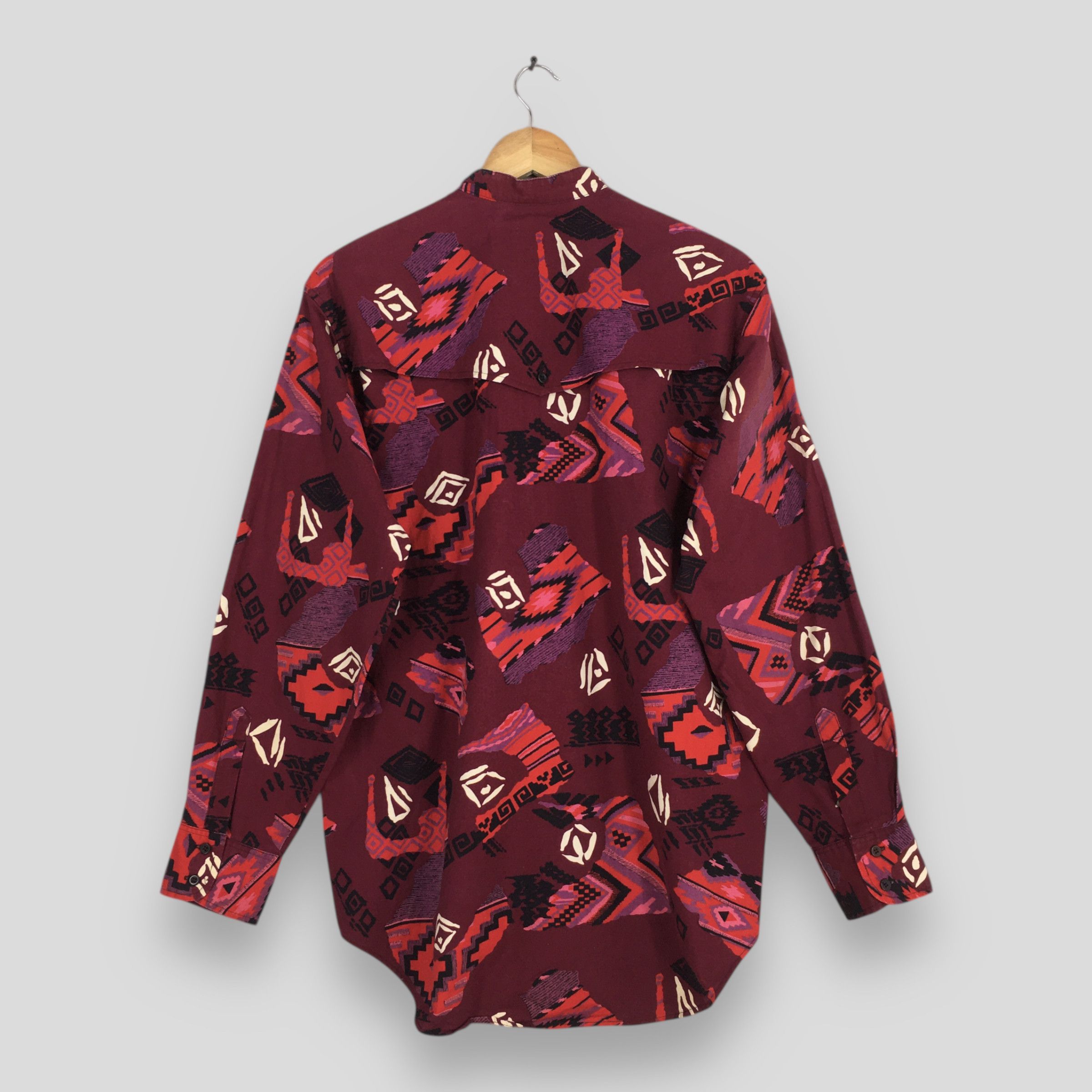 Vintage Vintage Frontier Series Abstract Brushpopper Red Shirt Large Size US L / EU 52-54 / 3 - 6 Thumbnail
