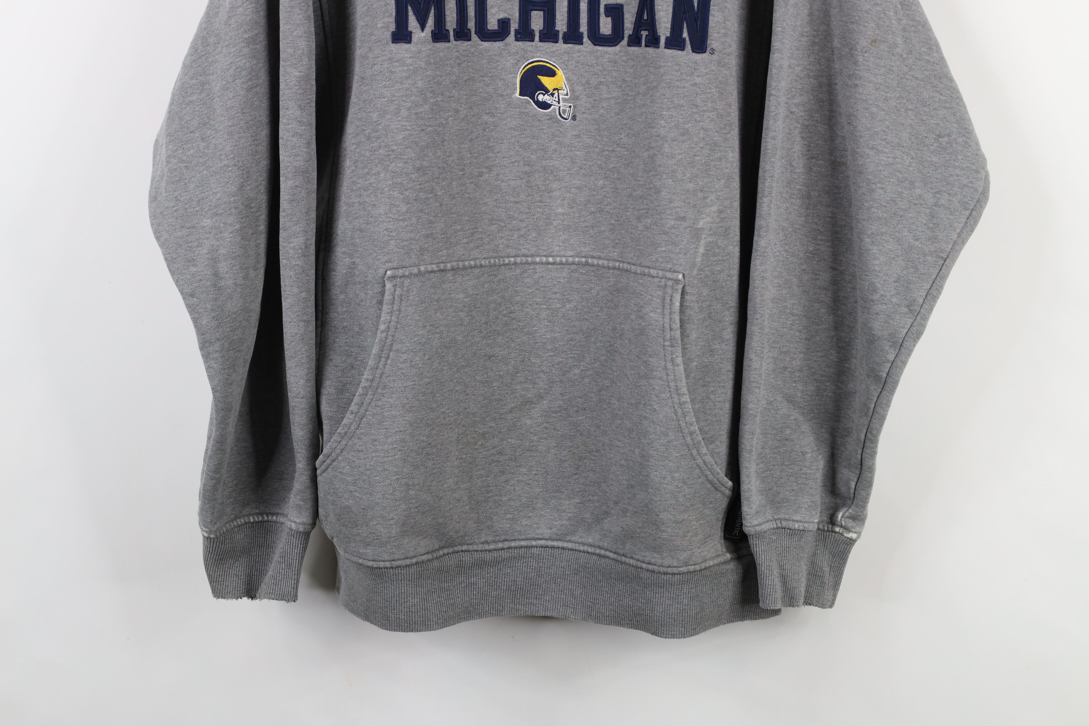 Nike × Vintage Vintage Nike Swoosh University of Michigan Football Hoodie Size US M / EU 48-50 / 2 - 3 Thumbnail