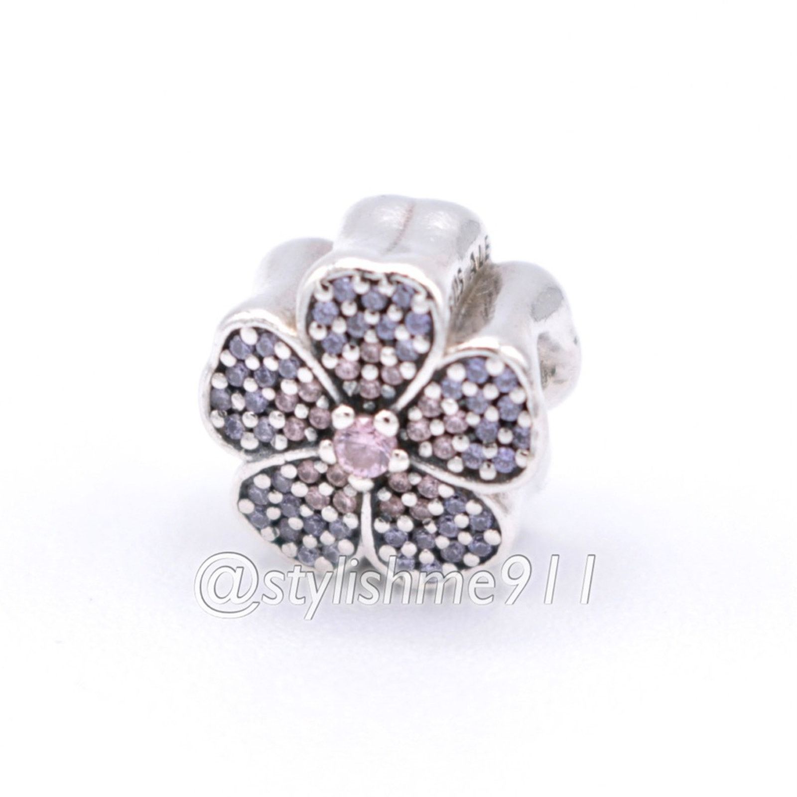 pandora Authentic PANDORA Sparkling Primrose Charm - 791481PCZ Size ONE SIZE - 8 Thumbnail