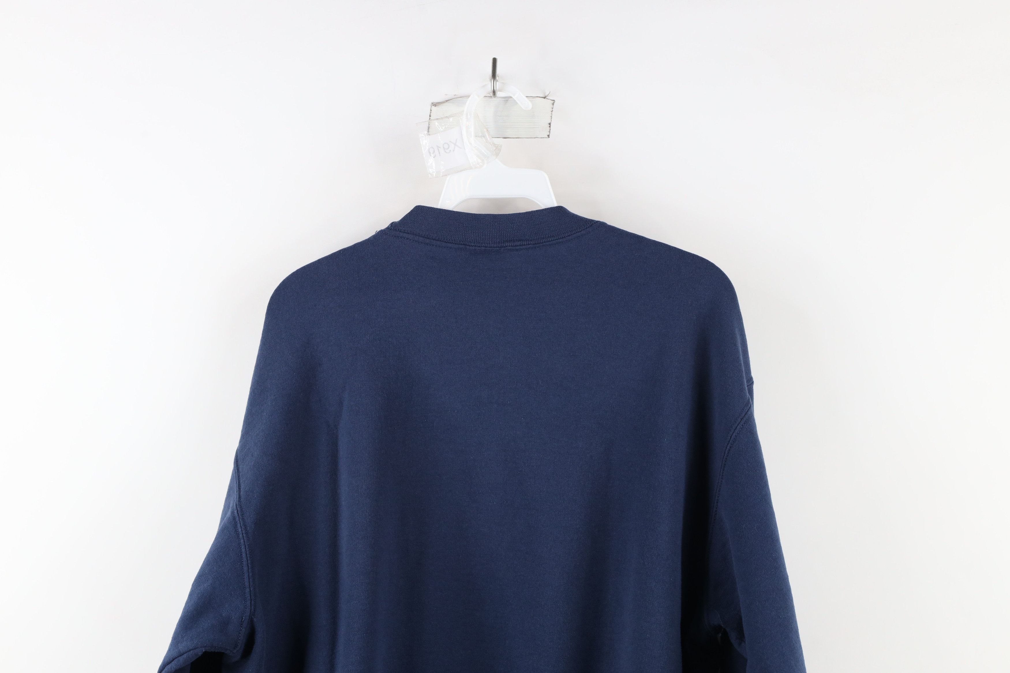Vintage Vintage 90s National Threshers Association Sweatshirt Blue Size US L / EU 52-54 / 3 - 10 Thumbnail