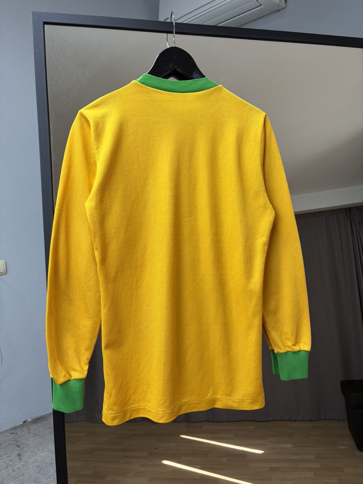 Erima Vintage Erima Brazil Long Sleeve Jersey 1980s Football Shirt Size US M / EU 48-50 / 2 - 6 Thumbnail
