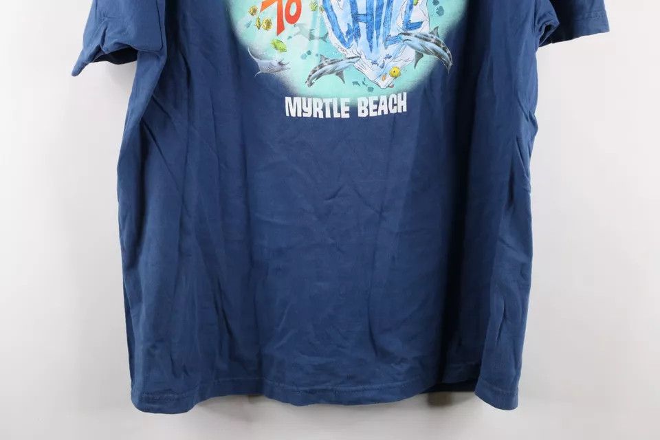 Vintage Vintage Y2K 2002 Jimmy Buffett Myrtle Beach T-Shirt Blue Size US L / EU 52-54 / 3 - 8 Thumbnail