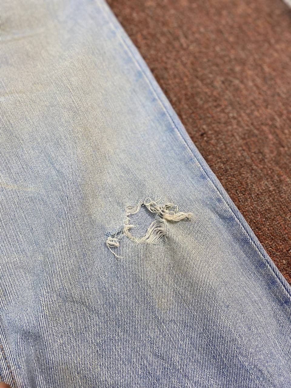Levi's vintage levis 550 relaxed fit distressed denim Size US 34 / EU 50 - 11 Thumbnail