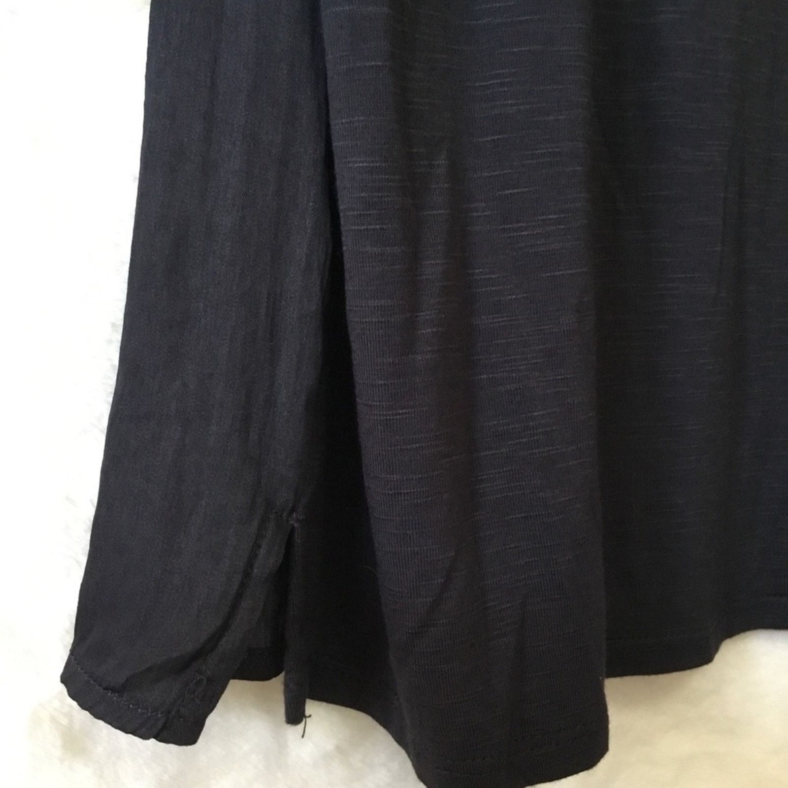Other Dolan Charcoal Gray Lucille Pleated Tie Neck Peasant Blouse Size S / US 4 / IT 40 - 13 Thumbnail