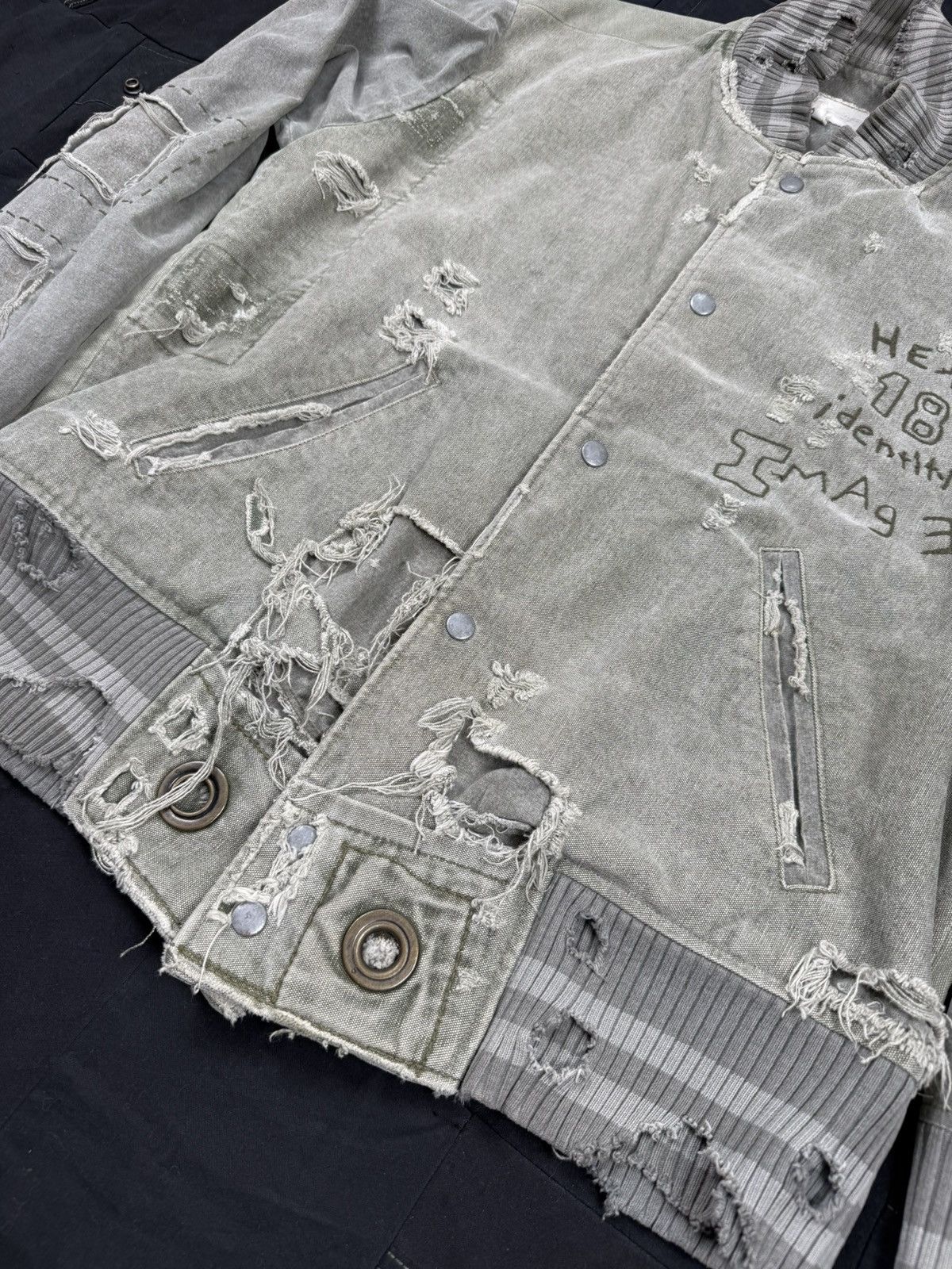 Greg Lauren Army Duffle Varsity Jacket Size US L / EU 52-54 / 3 - 3 Thumbnail