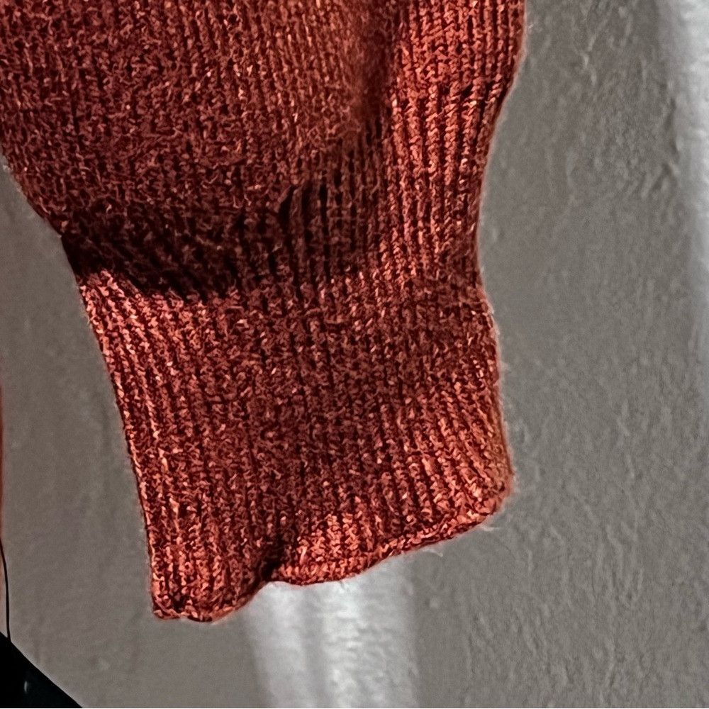Lulus Lulu’s All For One Knit Balloon Sleeve Sweater Mini Dress W Size L / US 10 / IT 46 - 5 Thumbnail