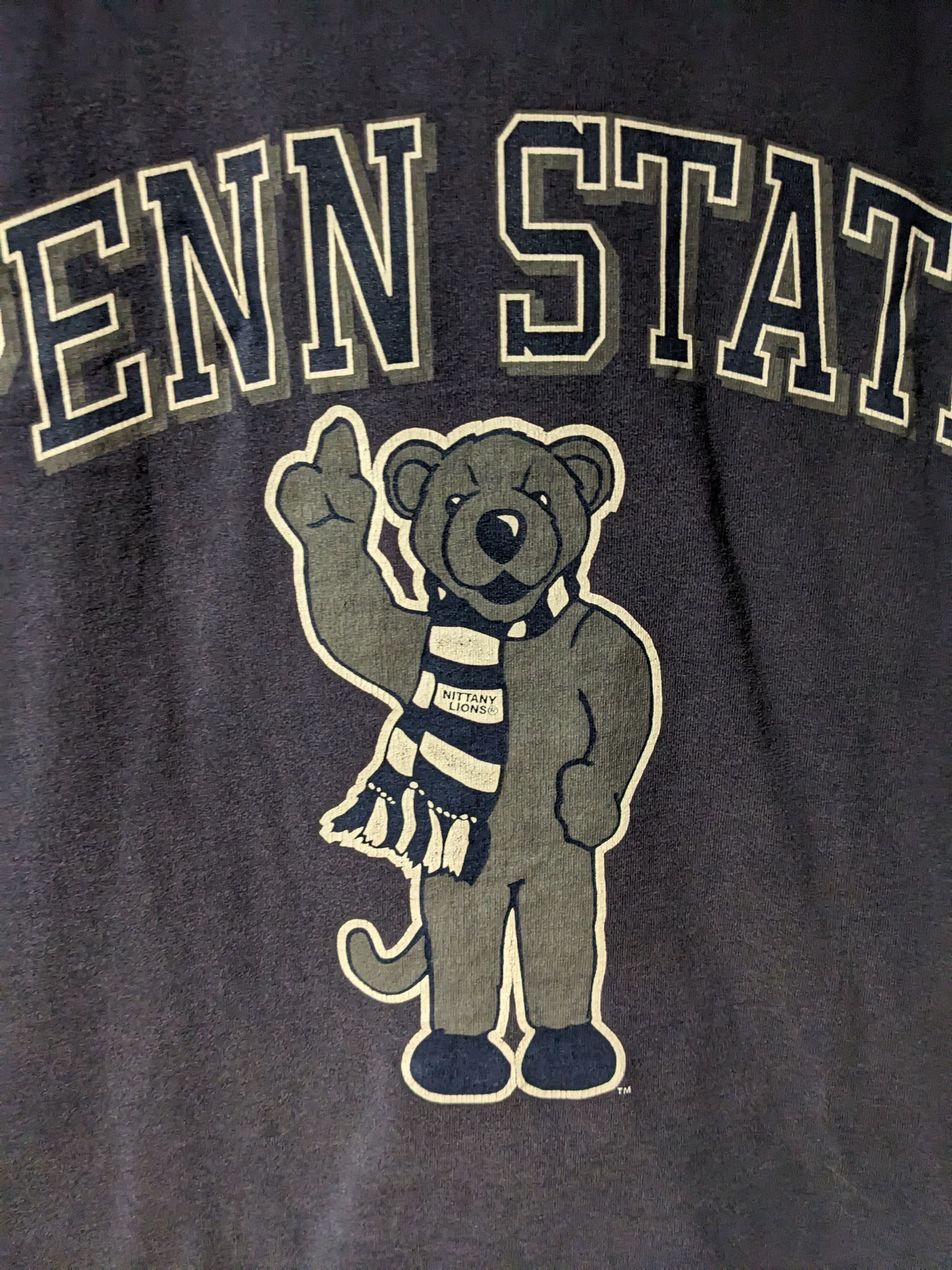 Vintage Vintage Y2K Penn State Nittany Lion Front Back Large T-Shirt Size US L / EU 52-54 / 3 - 2 Thumbnail