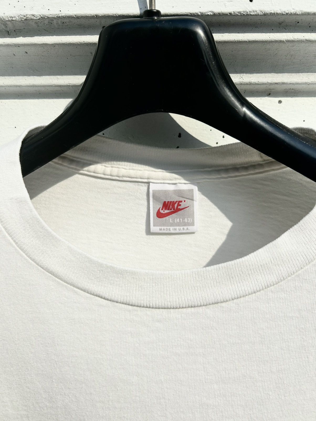 Nike × Vintage Vintage Nike Just do it 1980 Graphic shirts Size US L / EU 52-54 / 3 - 4 Thumbnail