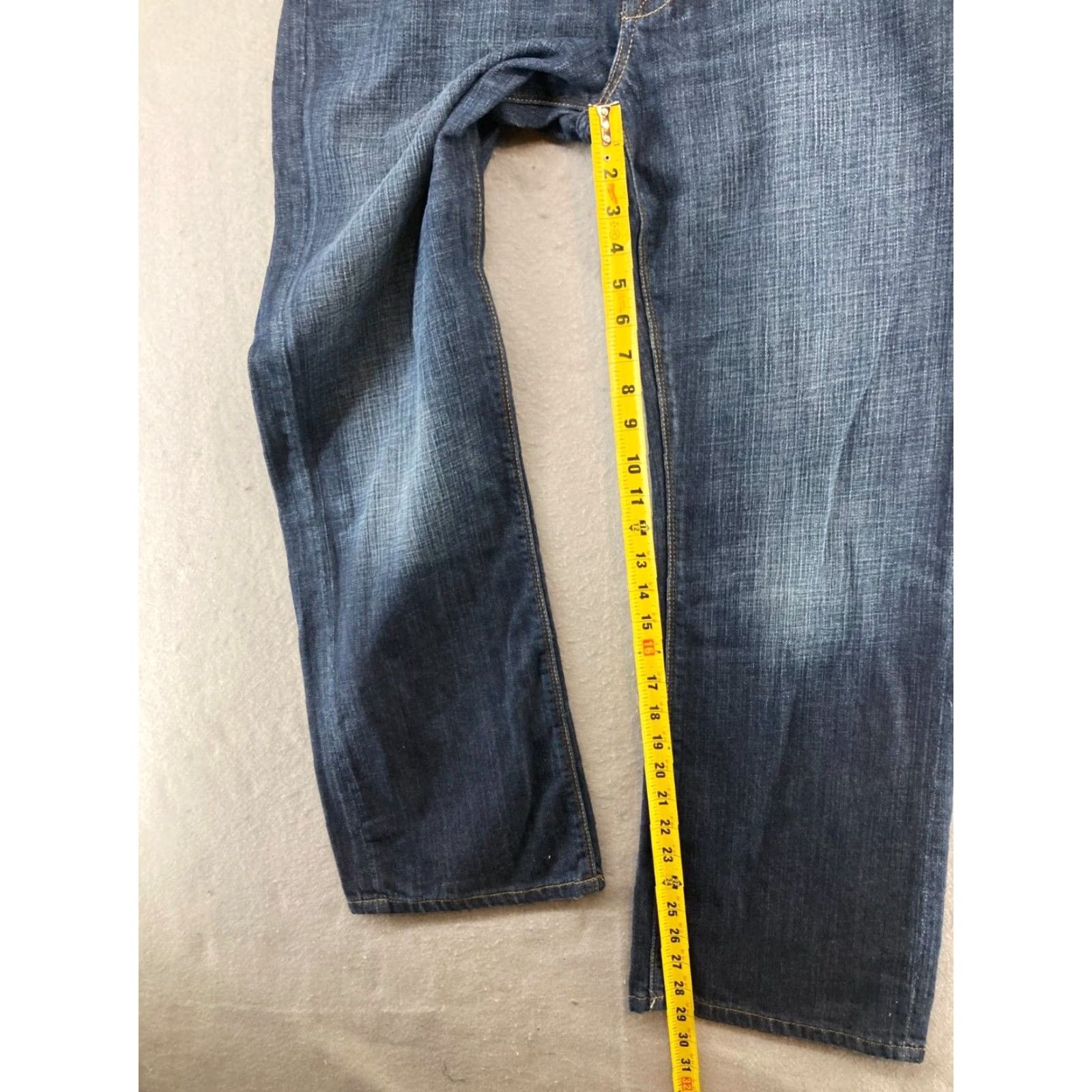 Vintage BUFFALO JEANS Relaxed FIT Jeans Dark Wash 34x30 Men Blue Denim 90s? 2000s STYLE Buffalo Driven-X Mens Inseam 30in Size 34 Size US 34 / EU 50 - 3 Thumbnail