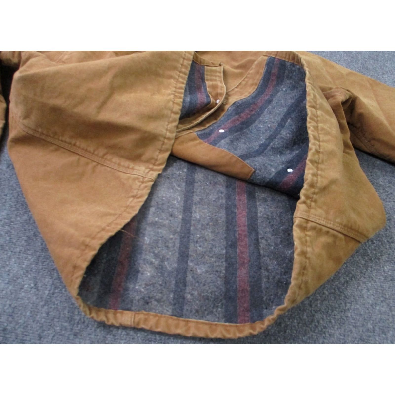 Carhartt VINTAGE Carhartt Jacket Mens 2XL Brown Cotton Canvas Lined Thermal Wind-Resistant Pockets Outdoors Coat Size US XXL / EU 58 / 5 - 7 Thumbnail