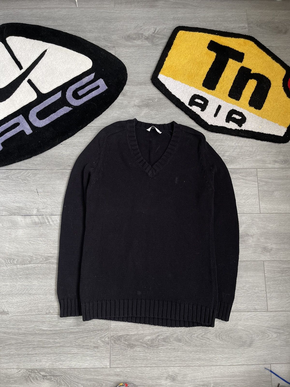 Other Vintage Y2k Yves Saint Laurent YSL Knit Sweater 00’s Size US M / EU 48-50 / 2 - 2 Thumbnail