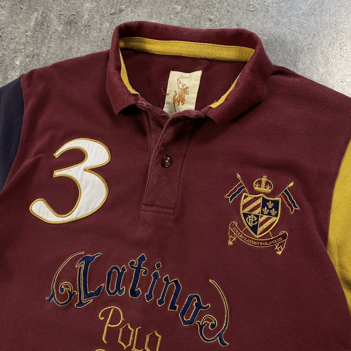 Japanese Brand × Vintage Polo Club Latino 3 Vintage Chief Keef Style Polos T-Shirt Size US M / EU 48-50 / 2 - 5 Thumbnail