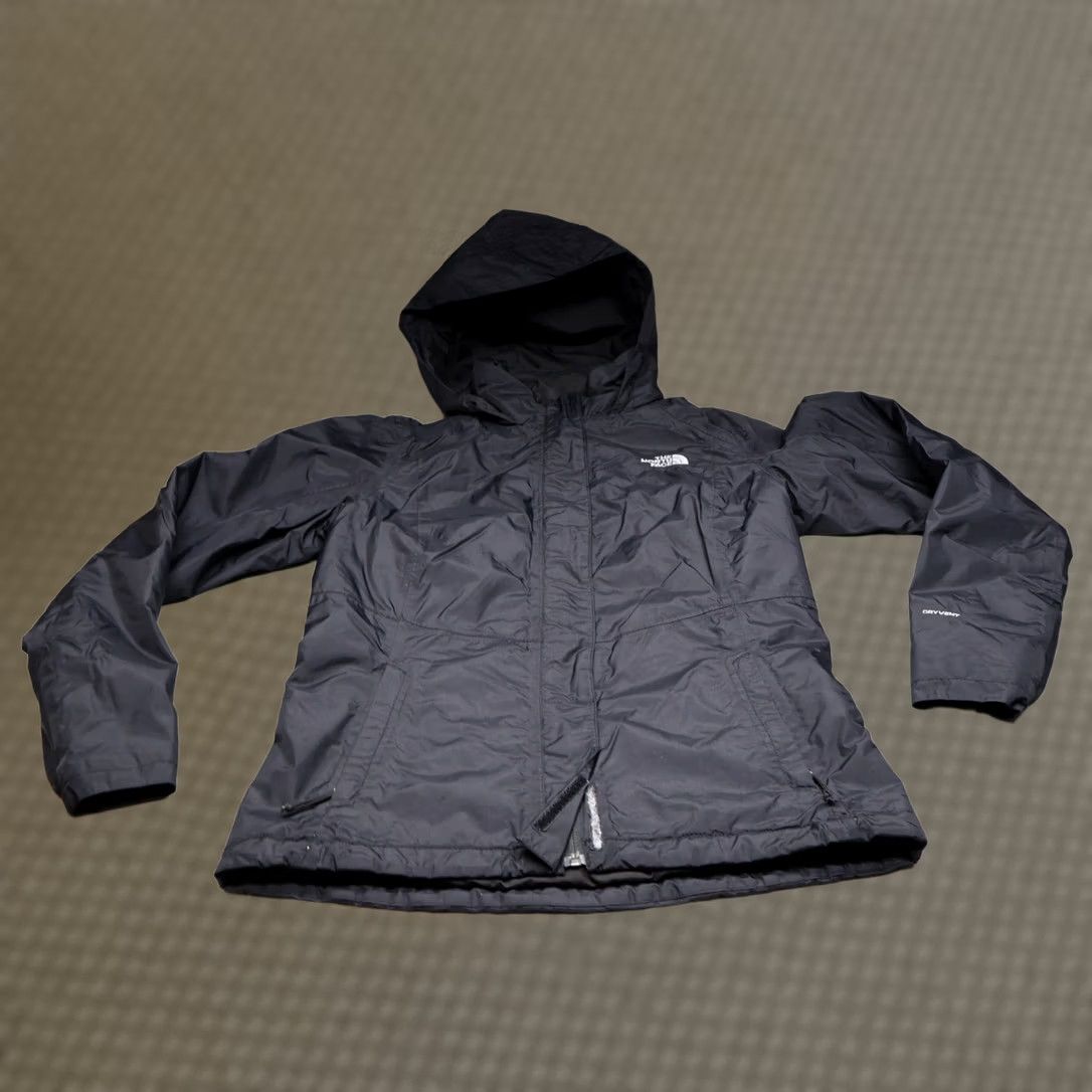 The North Face VINTAGE The North Face Jacket Women Small Black Insulated Waterproof Hooded Wind Rain Hiking Size S / US 4 / IT 40 - 1 Thumbnail