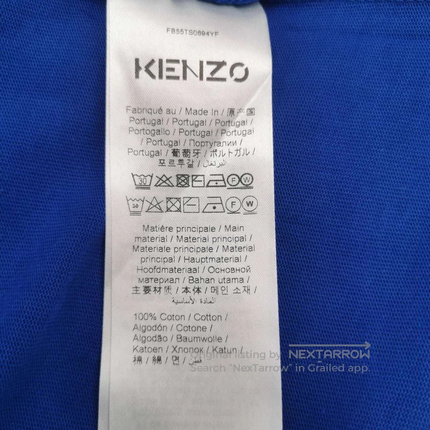 Kenzo Kenzo XL Cotton Tiger Head Crew Neck T-Shirt. Size US XL / EU 56 / 4 - 6 Thumbnail