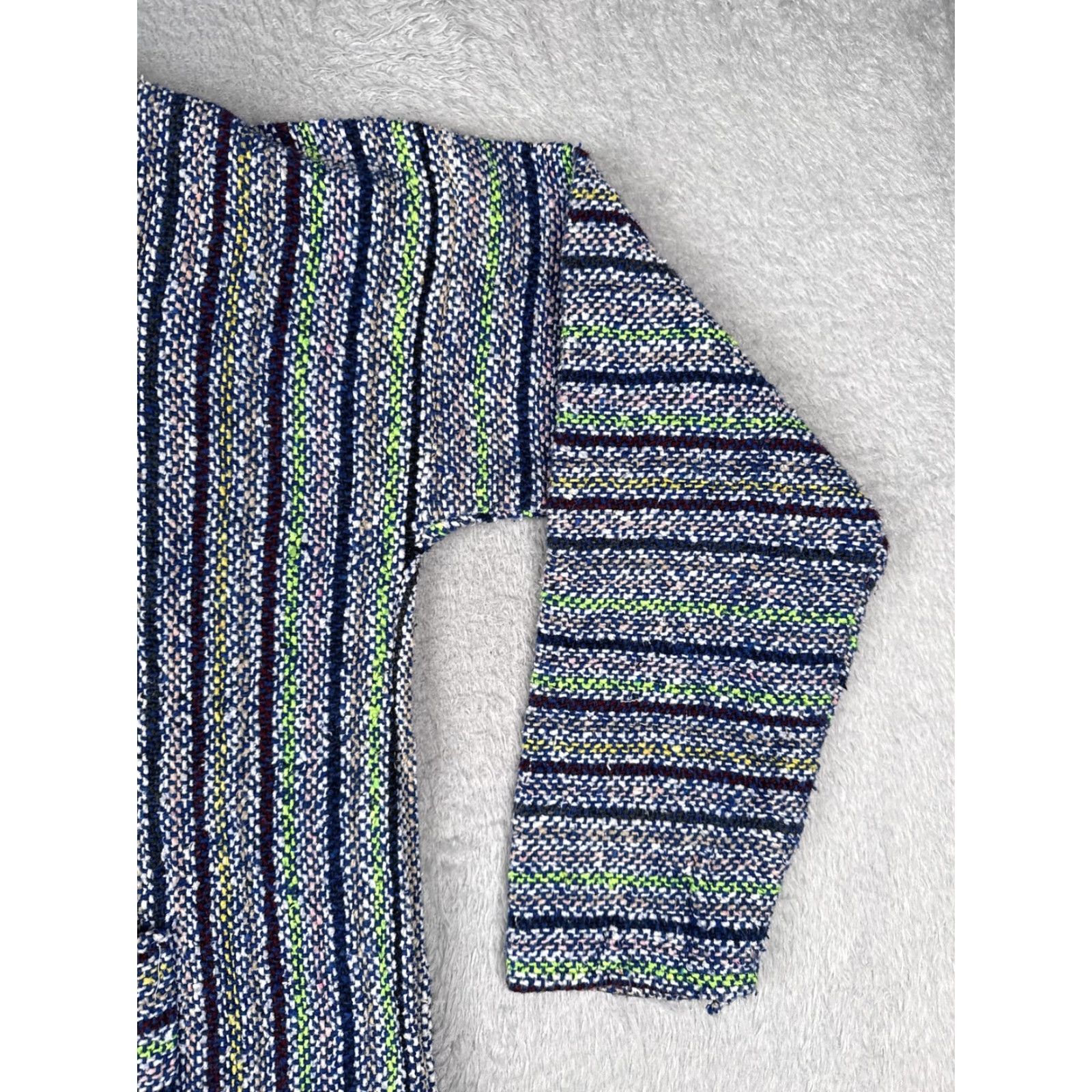 KangaROOS Baja Hoodie Mens Medium Blue Multicolor Striped Heavyweight Kangaroo Pocket Size US M / EU 48-50 / 2 - 2 Thumbnail