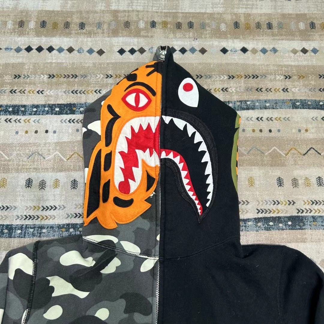 Bape LUMINOUS CAMO SHARK FULL ZIP HOODIE Size US M / EU 48-50 / 2 - 2 Thumbnail
