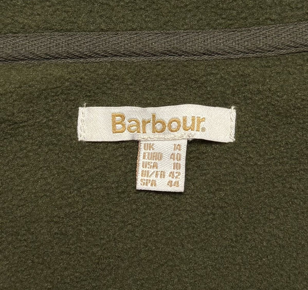 Barbour Barbour Berrington Overlayer Fleece Pullover Sweatshirt Size L / US 10 / IT 46 - 10 Thumbnail