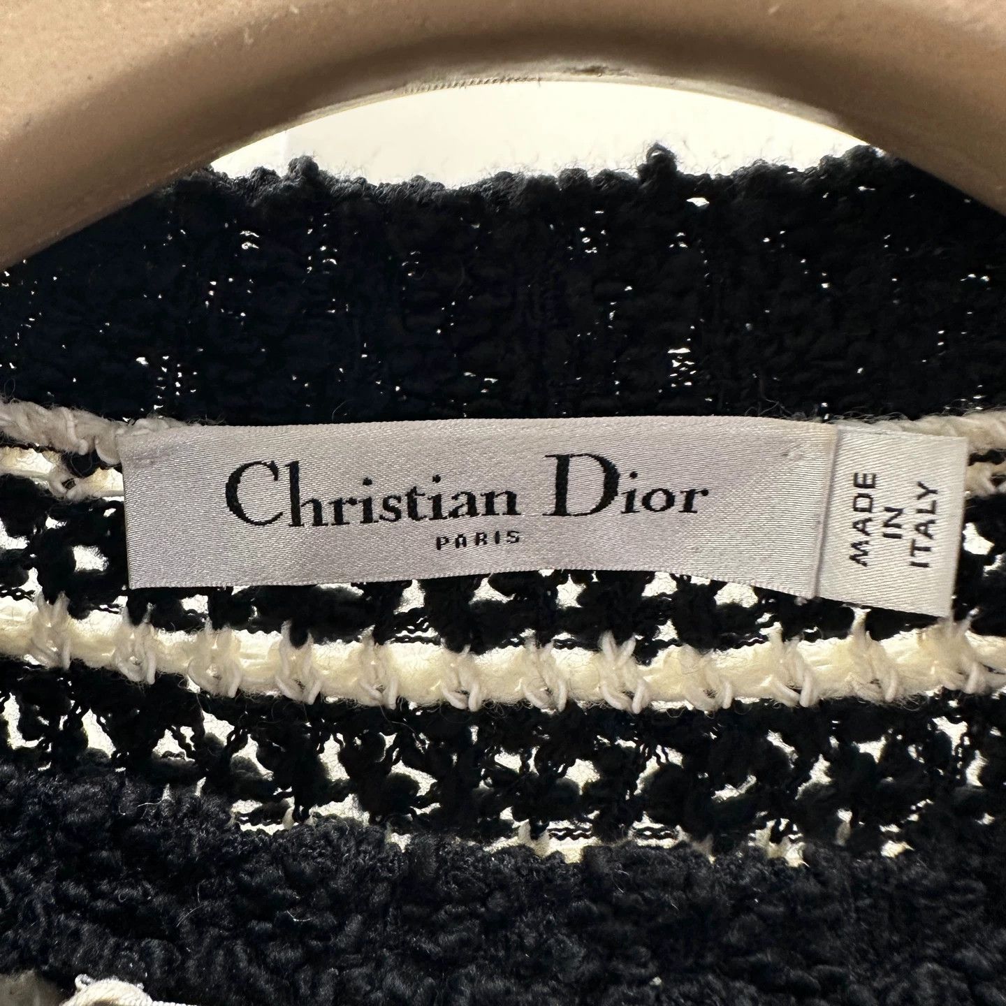 Christian Dior Monsieur Dior may790 Stripe Anchor Wool-Cotton Knit Set 34 Size XS / US 0-2 / IT 36-38 - 3 Thumbnail