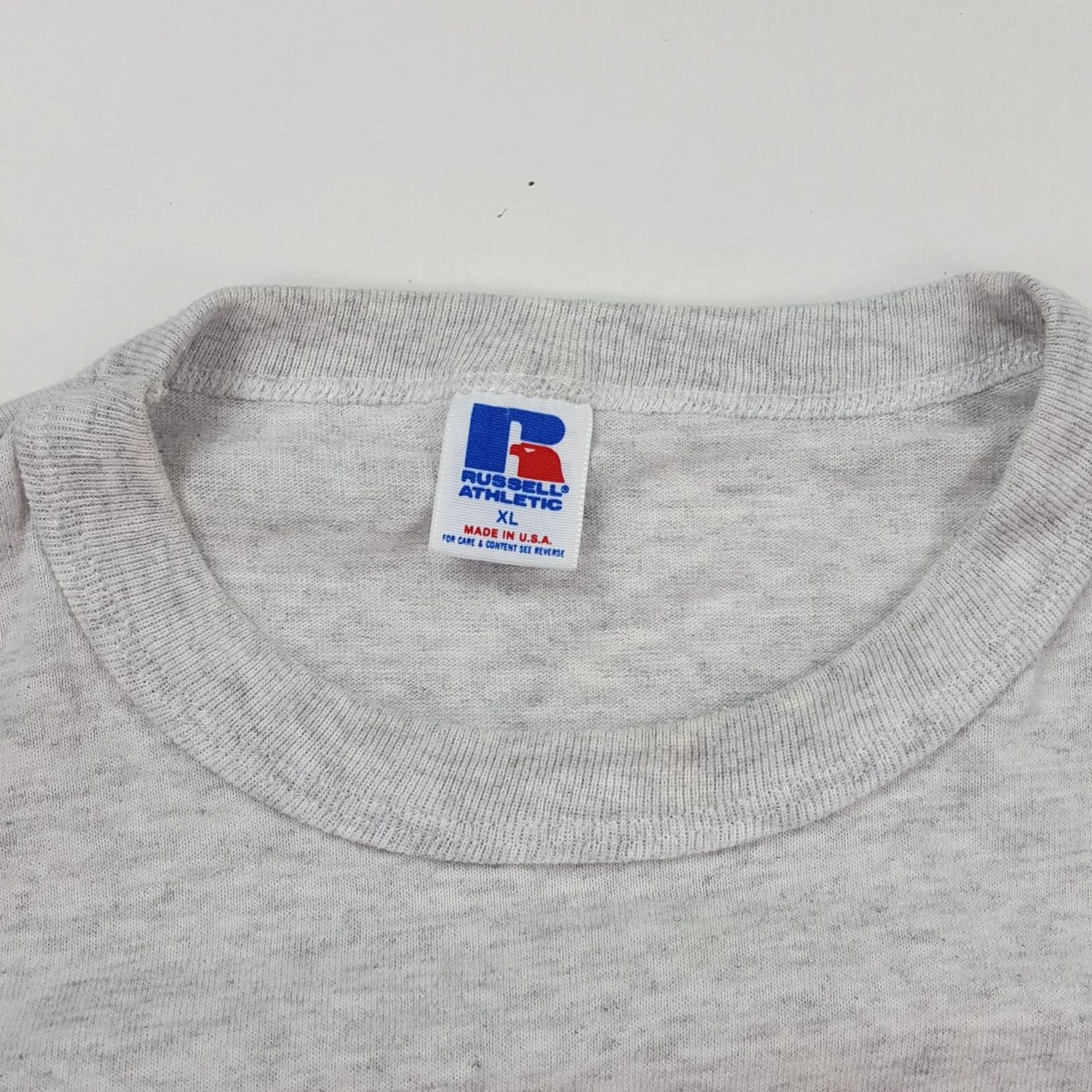 Russell Athletic VINTAGE Russell Athletic Gray T-Shirt Mens XL 90s Baseball USA Softball Tournament Graphic Print Shirt Size US XL / EU 56 / 4 - 5 Thumbnail