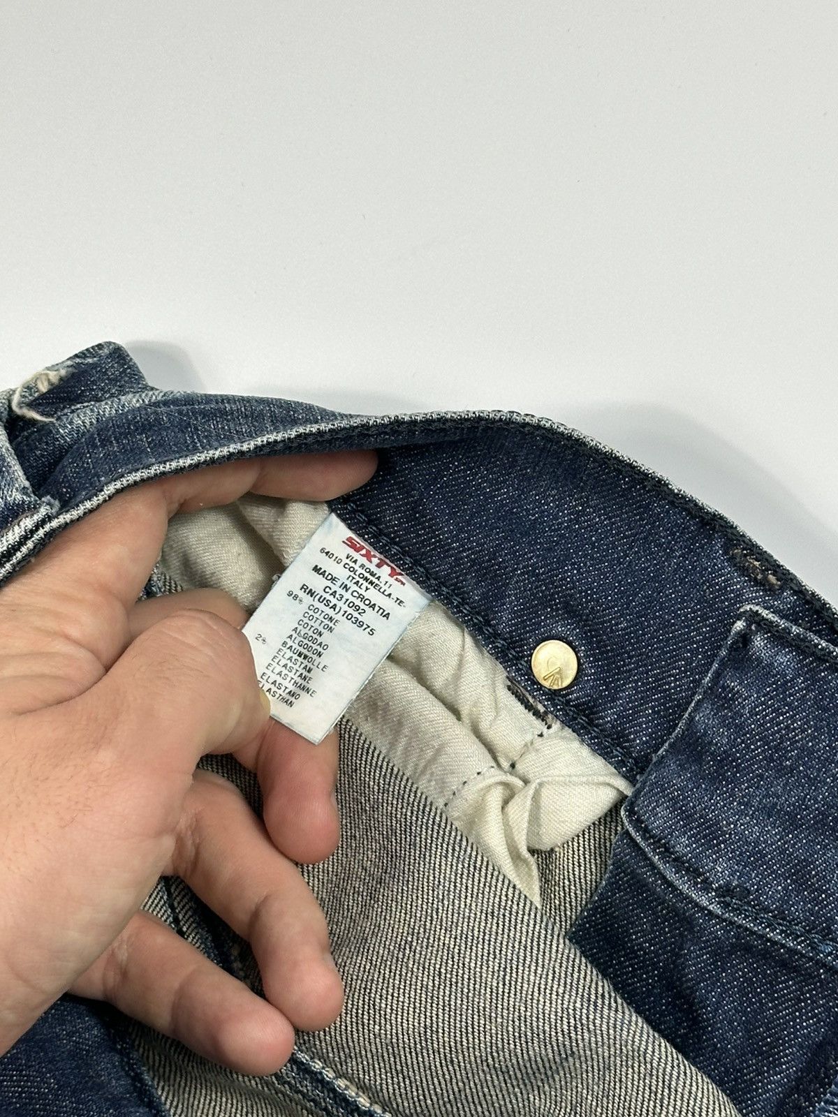 Sixty Sixty Flared Jeans Dry Denim W32 L34 Size US 32 / EU 48 - 15 Thumbnail