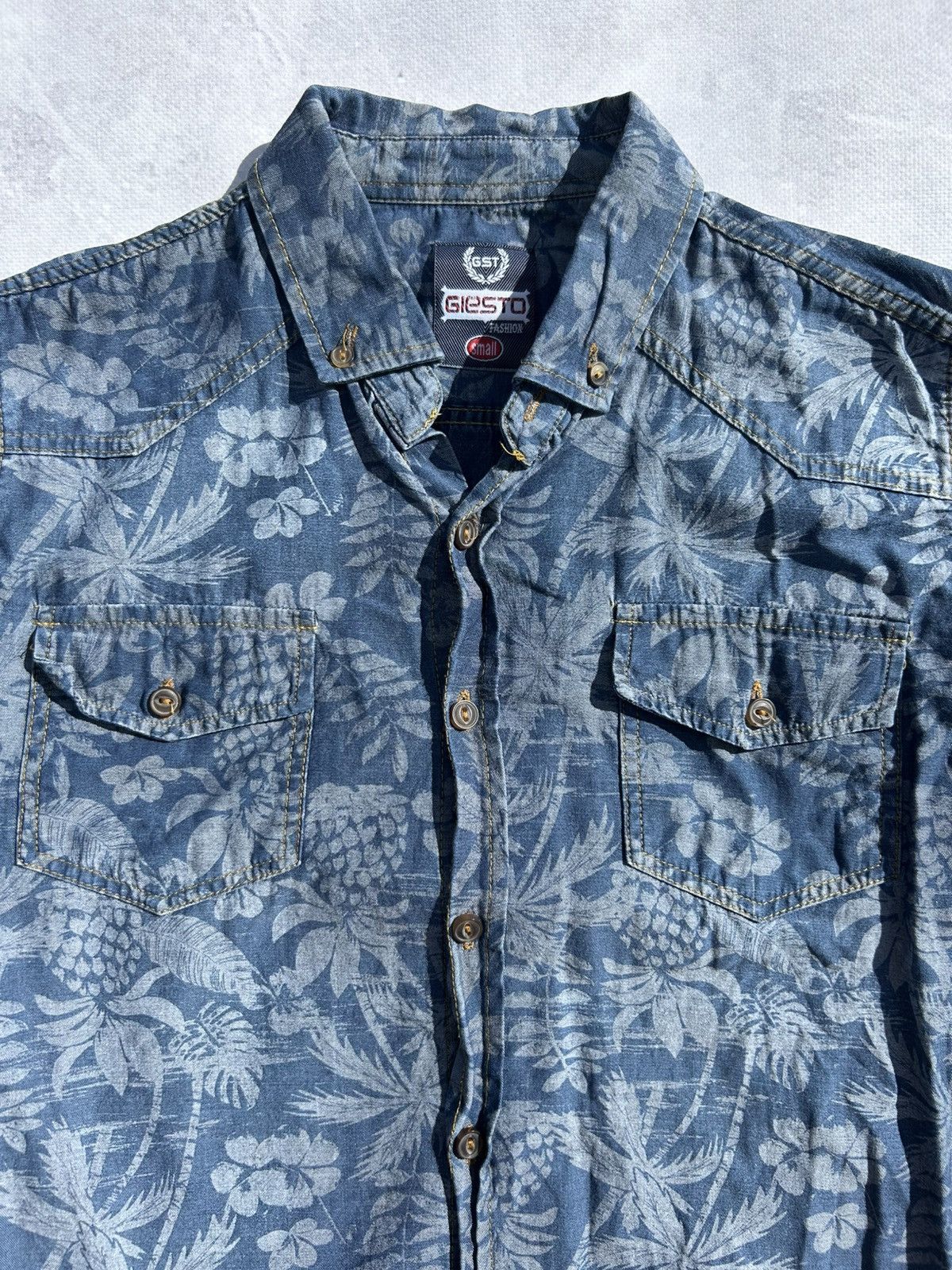 Other Giesto Fashion Shirt Palm Tree Print Design Old Money Size S Size US S / EU 44-46 / 1 - 3 Thumbnail