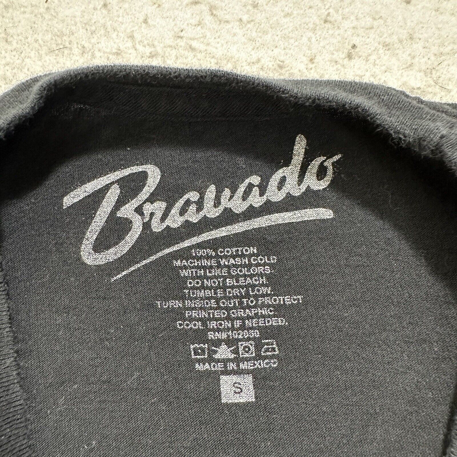 Bravado Bravado Small Black Short Sleeve Graphic T Shirt Band Size US S / EU 44-46 / 1 - 3 Thumbnail