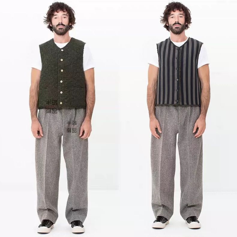 Visvim visvim size 1 24 AW natural mud dyed reversible sweater ves Size 36R - 7 Thumbnail