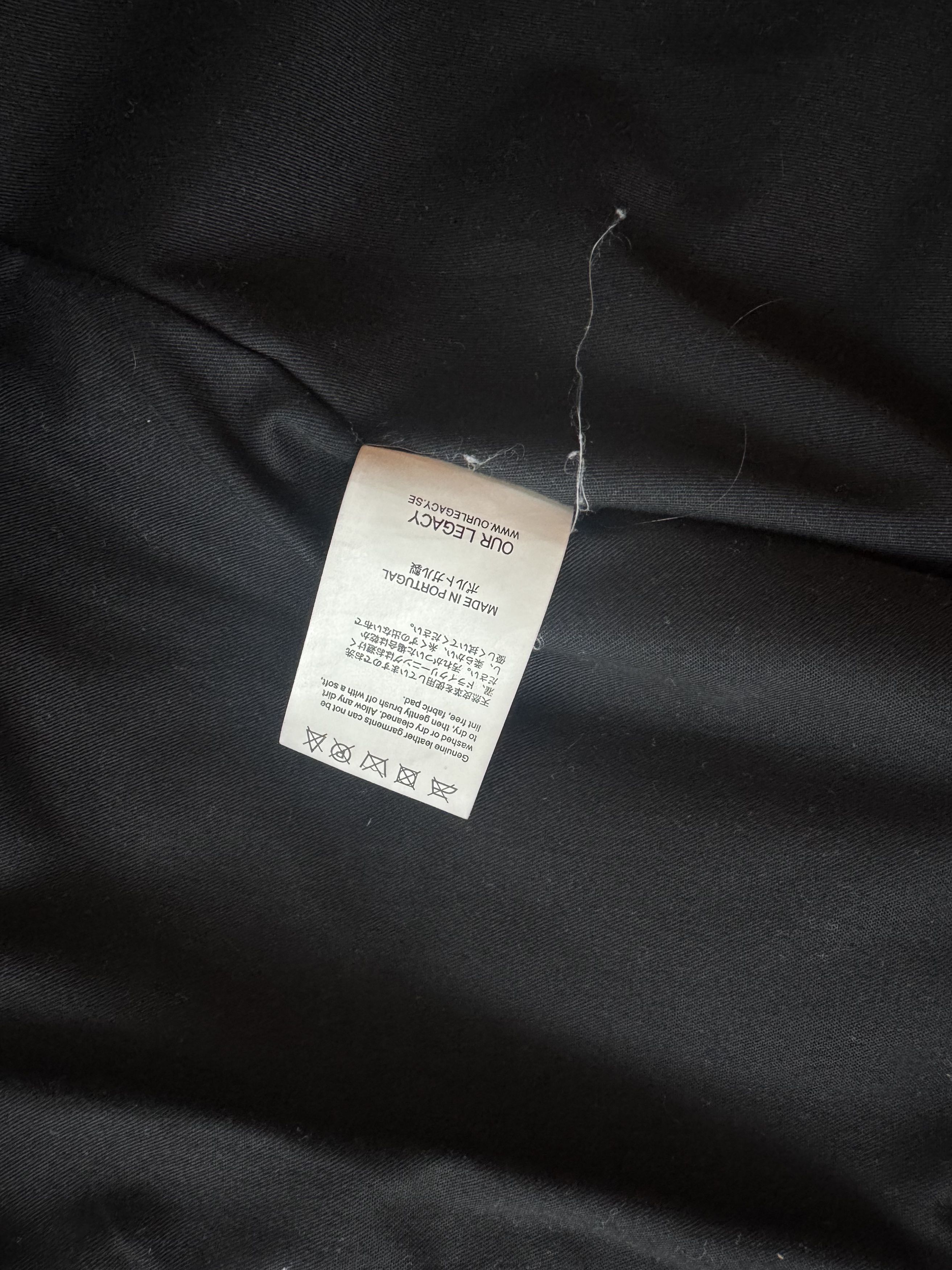 Our Legacy TON UP JACKET BLACK OIL Size US M / EU 48-50 / 2 - 6 Thumbnail