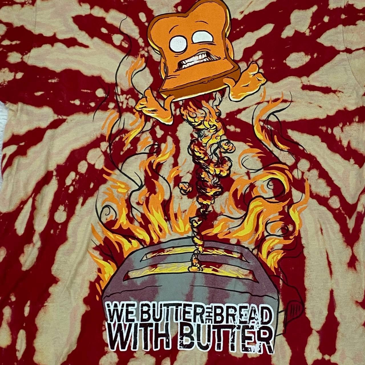 Band Tees Tie dye Electronicore band we butter the bread with butter Size US L / EU 52-54 / 3 - 3 Thumbnail
