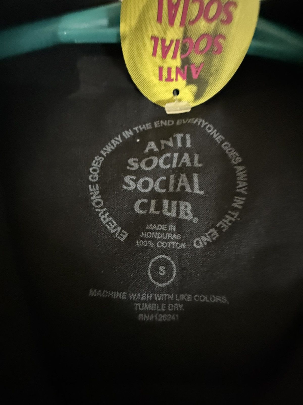 Anti Social Social Club ASSC Stir me along T Size US S / EU 44-46 / 1 - 4 Thumbnail