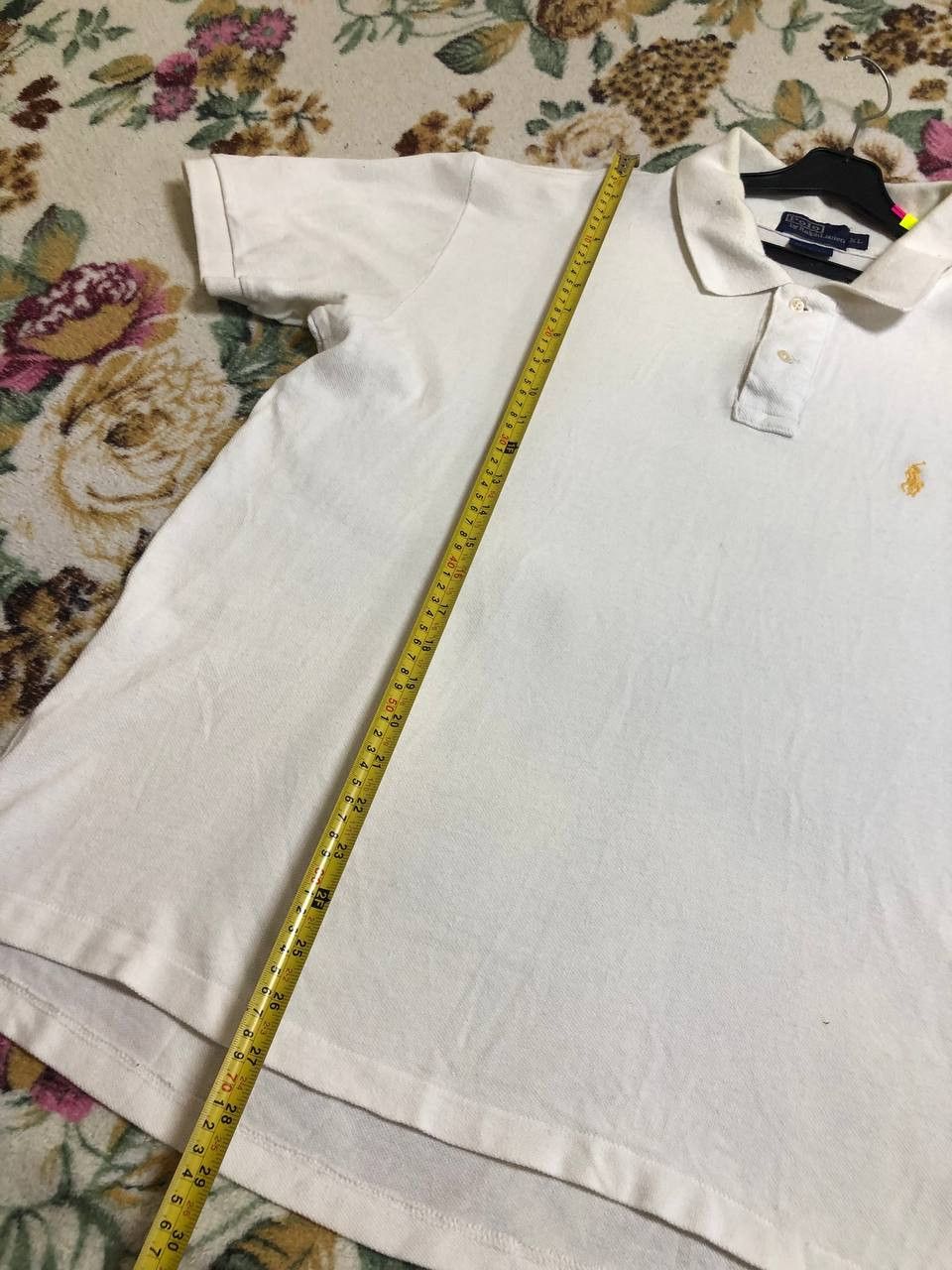 Polo Ralph Lauren Polo Ralph Lauren Shirt Custom Slim Fit White Short Sleeve Size US XL / EU 56 / 4 - 4 Thumbnail