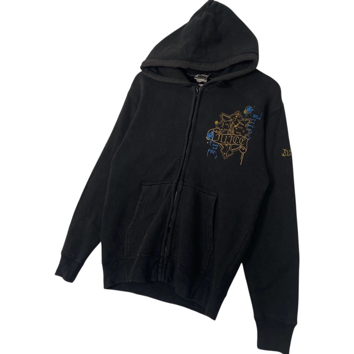 Other Vintage Juice Graffiti Hoodie Sweater Full Zip Black Size US S / EU 44-46 / 1 - 2 Thumbnail