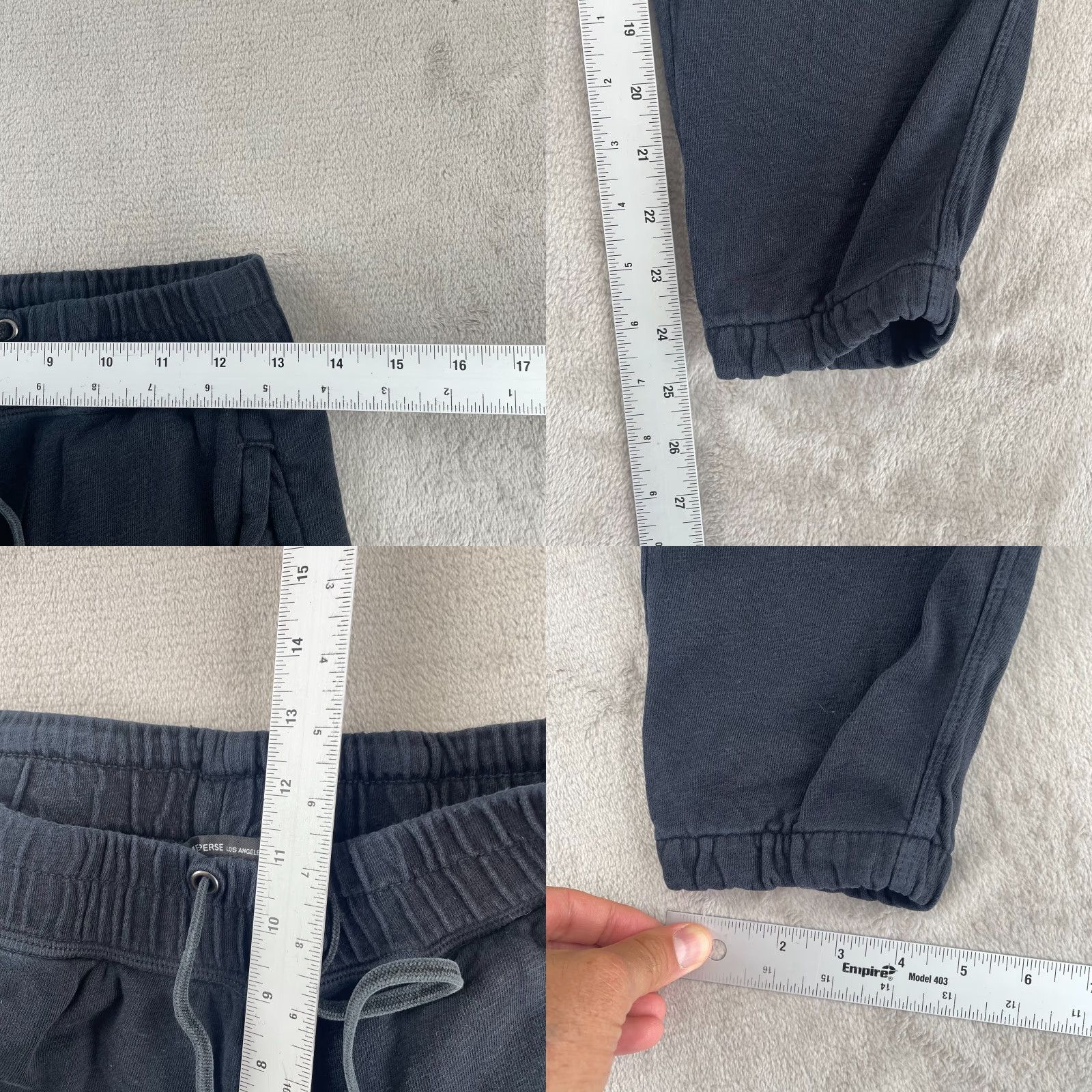 James Perse James Perse Sweatpants Women S Black Solid Pull-On Drawstring 100% Cotton Joggers Sweatpants Women S Black Solid Vintage? No. Size 28" / US 6 / IT 42 - 8 Thumbnail
