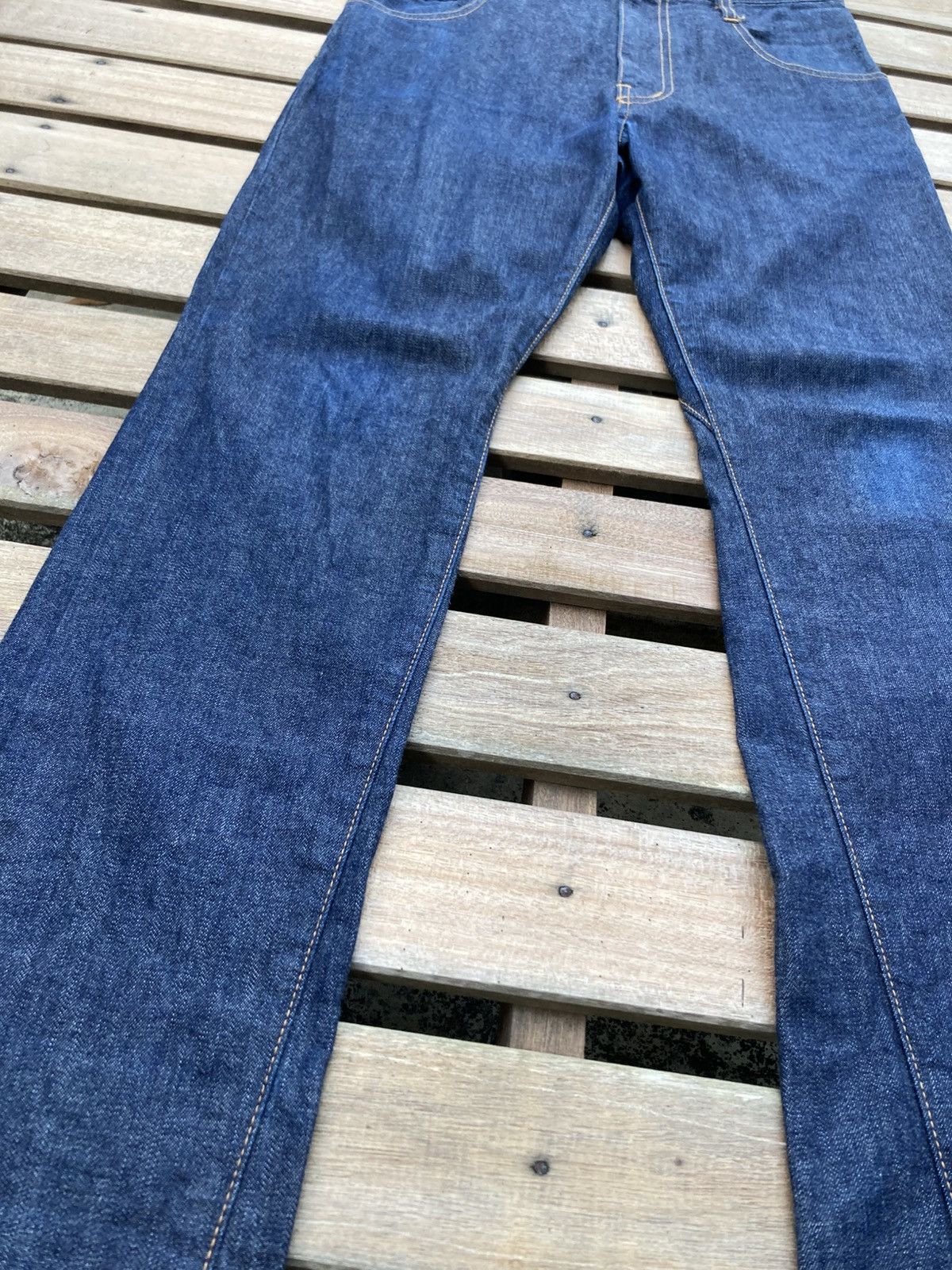 Zucca Archive Zucca Straight Drop Crotch Blue Jeans Size US 29 - 4 Thumbnail