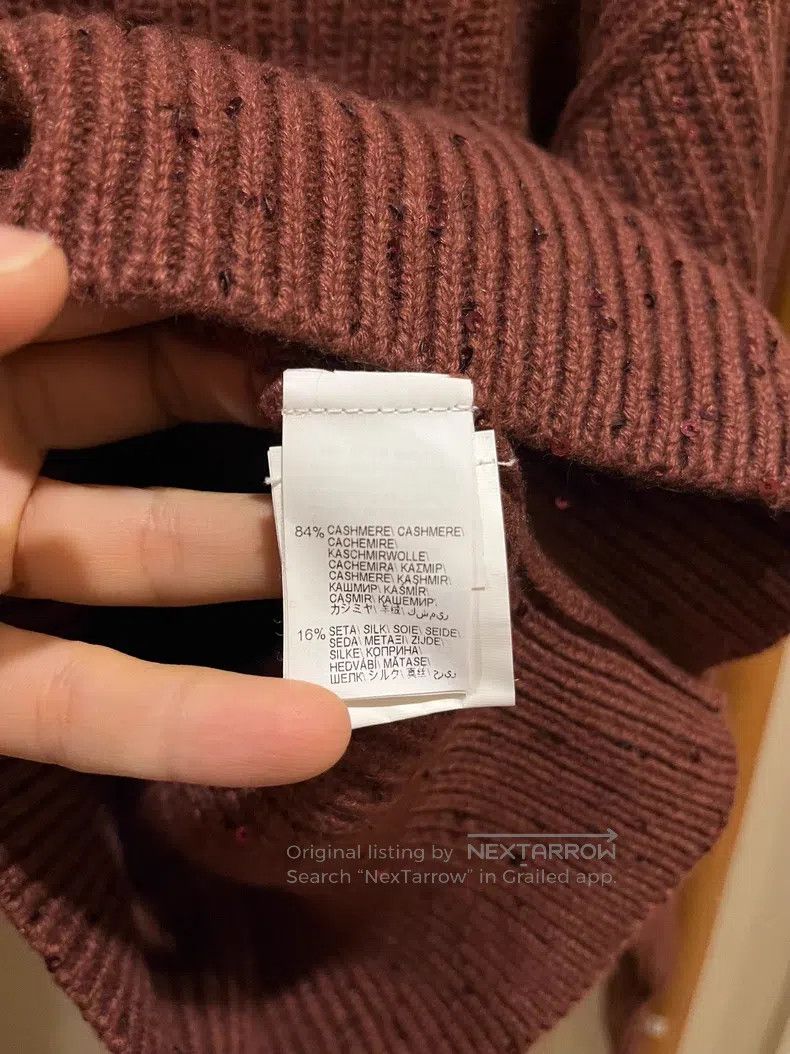 Brunello Cucinelli Brunello Cucinelli Sequined Cashmere Knit Top Size S / US 4 / IT 40 - 5 Thumbnail