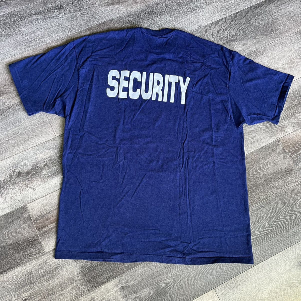 Drain Gang Vintage 1990s Ecco2K Style Security! Spellout Logo Tee Shirt Size US XXL / EU 58 / 5 - 1 Thumbnail