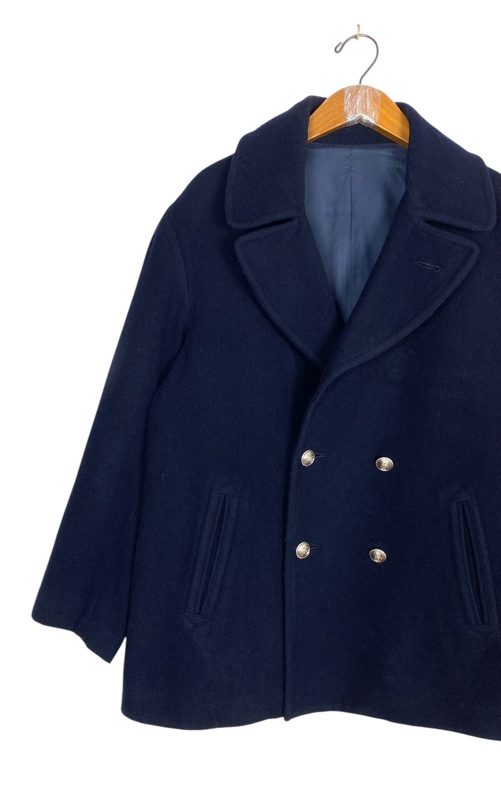 45rpm Rare‼️ Vintage 45rpm Pea Coat Double Breasted Made in Japan Size US M / EU 48-50 / 2 - 2 Thumbnail