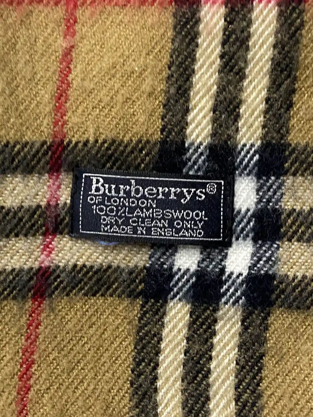 Burberry × Vintage Vintage Burberrys Nova Check Cashmere Muffler Scarf Size ONE SIZE - 7 Thumbnail