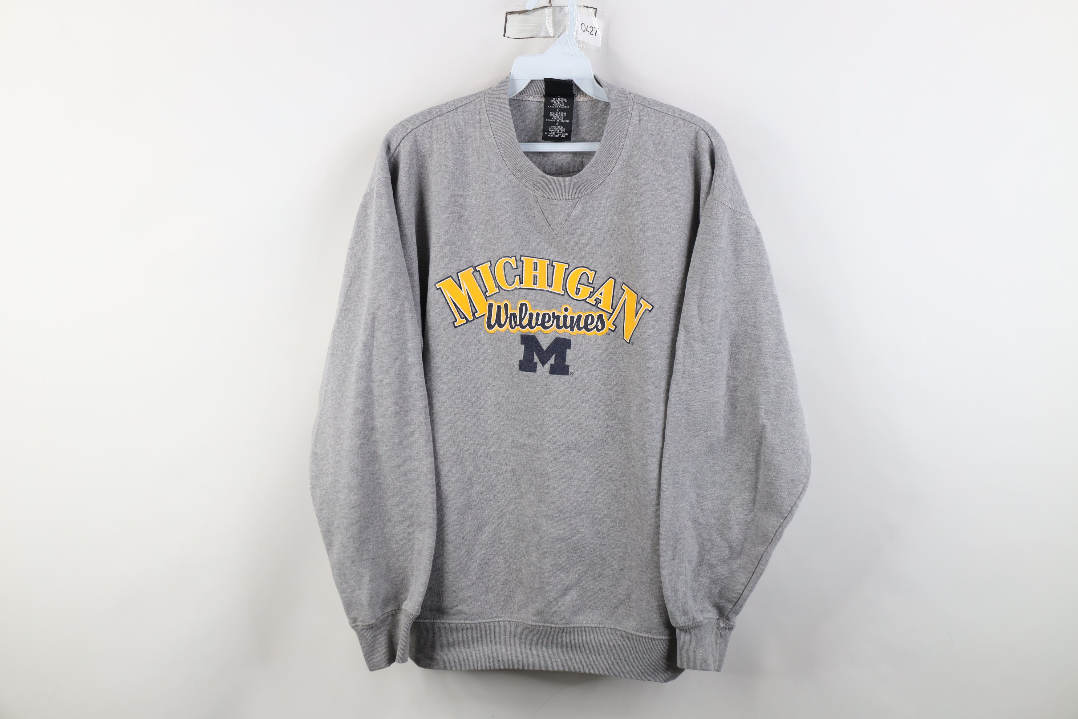 Starter Vintage 90s Starter University of Michigan Sweatshirt Size L / US 10 / IT 46 - 1 Thumbnail