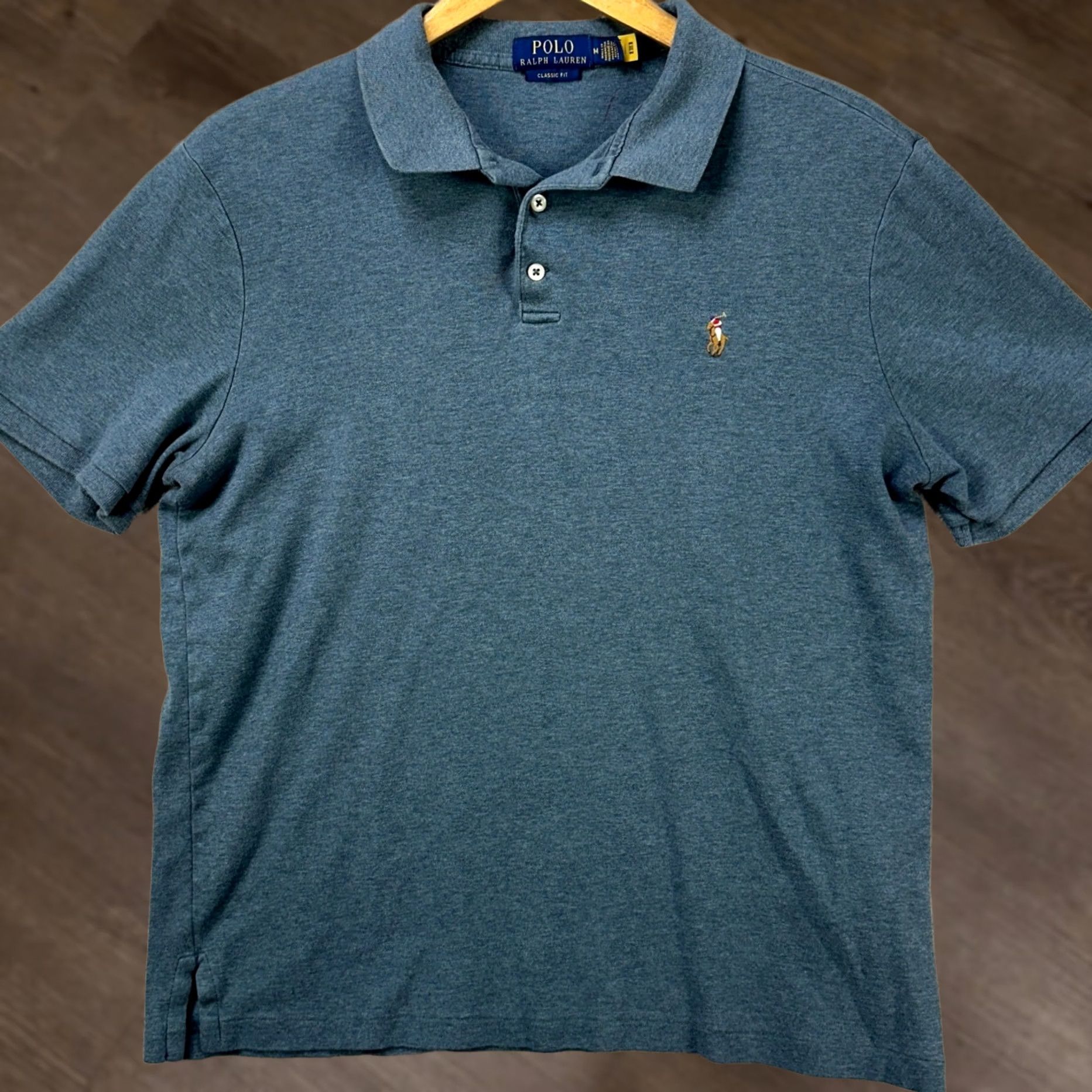 lauren by ralph lauren ultraflex classic fit non-iron dress shirt Ralph Lauren UltraFlex Classic Fit NonIron Light Blue Dress Shirt Mens Size  17.5