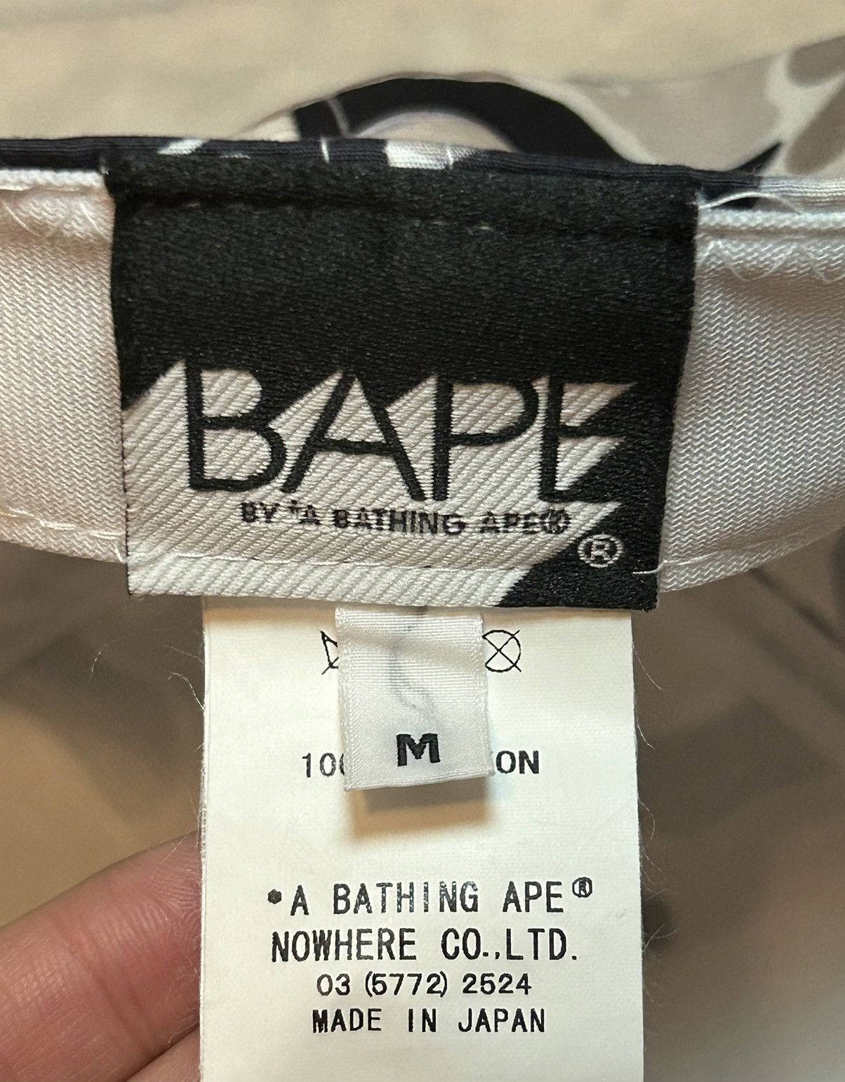 Bape × Nigo BAPE Black Camo Cap Size M Size 32 - 6 Thumbnail