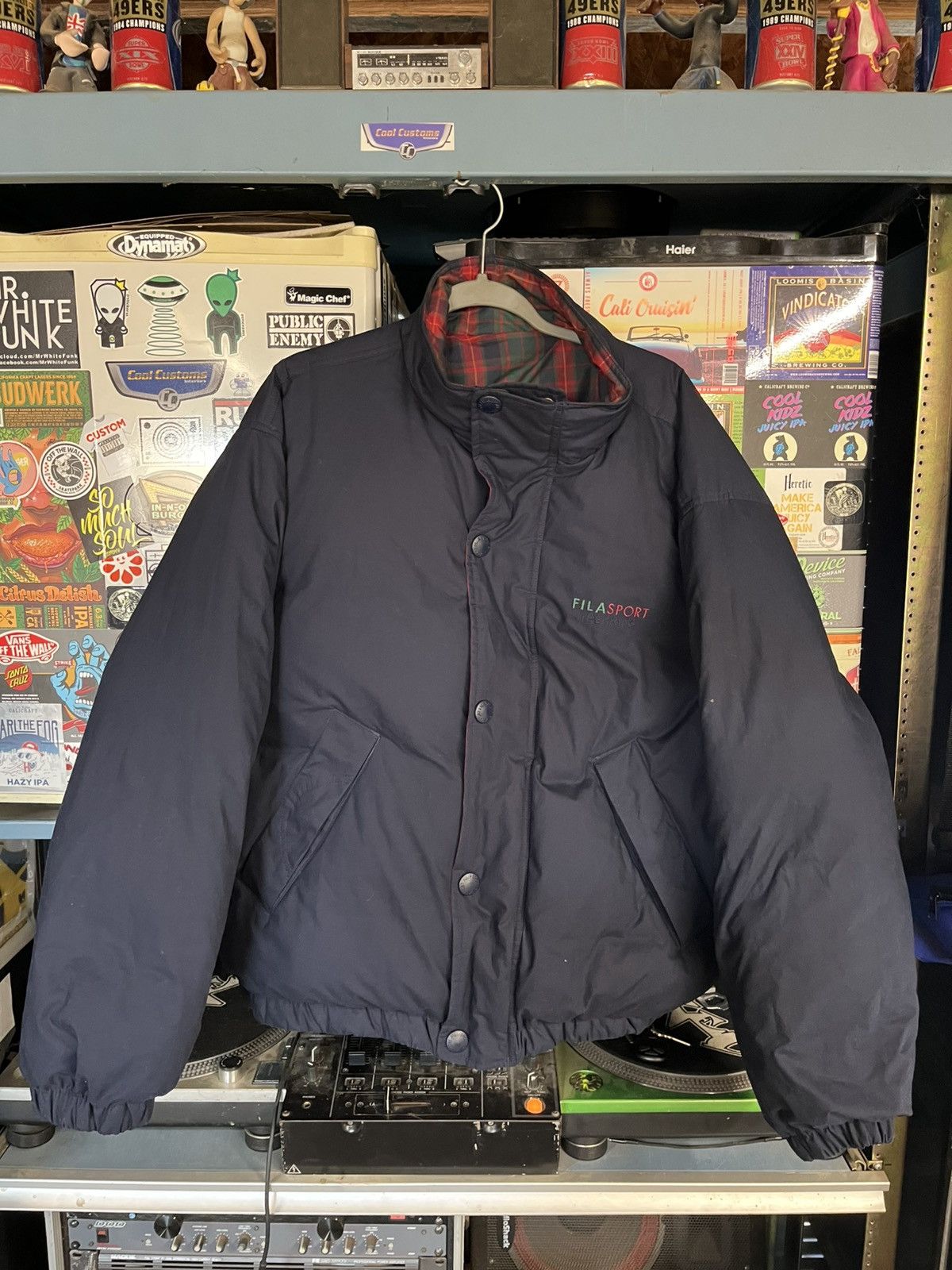 Fila × Vintage Vintage 90s Fila Sport Reversible Puffy Jacket Size US XL / EU 56 / 4 - 5 Thumbnail