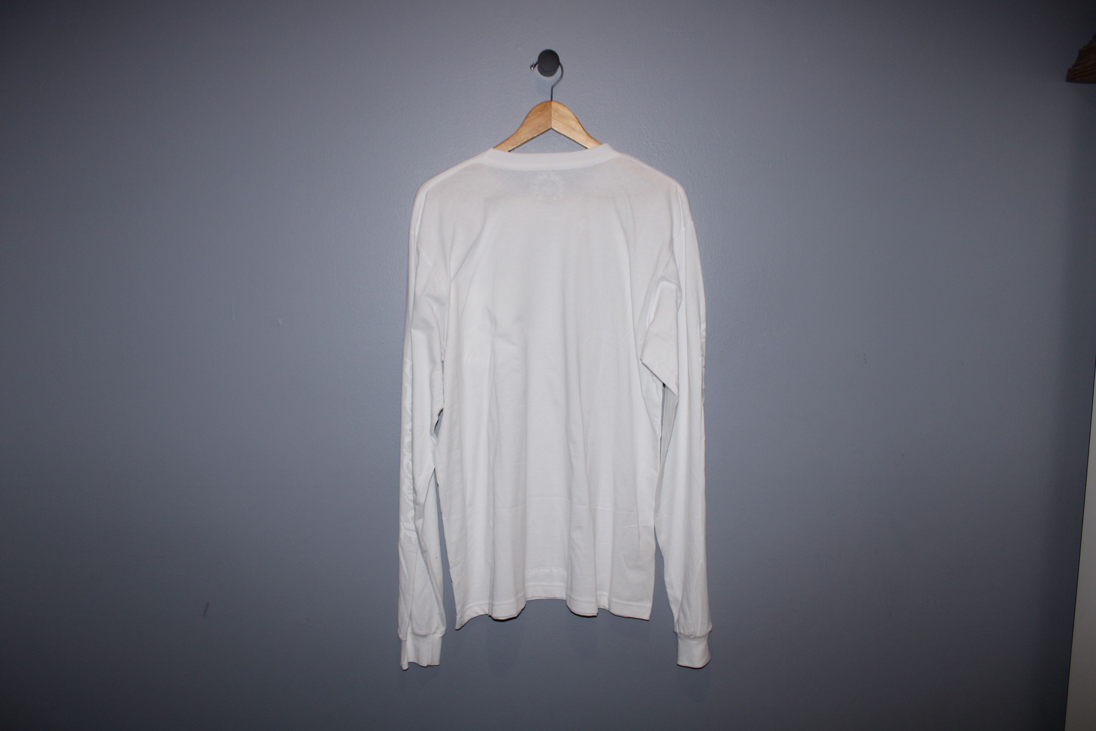 Chrome Hearts CHROME HEARTS WHITE NECK LOGO LONG SLEEVE Size US L / EU 52-54 / 3 - 2 Thumbnail