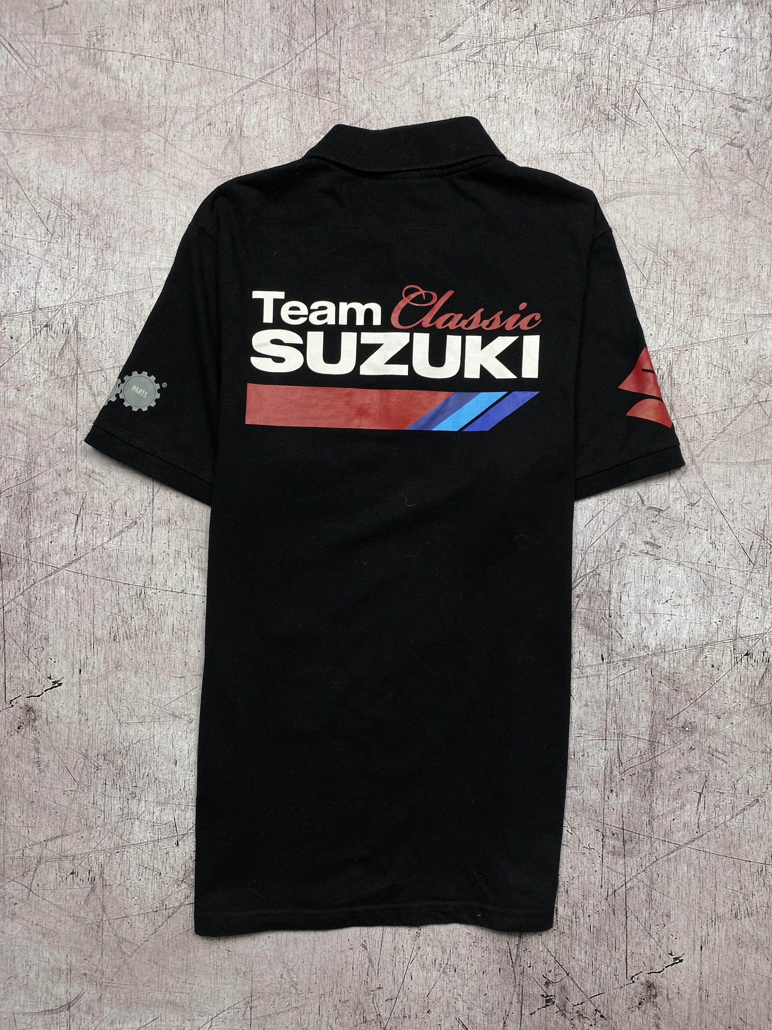 Japanese Brand Suzuki Racing Team Vintage Mens Polo Shirt y2k Size US S / EU 44-46 / 1 - 7 Thumbnail