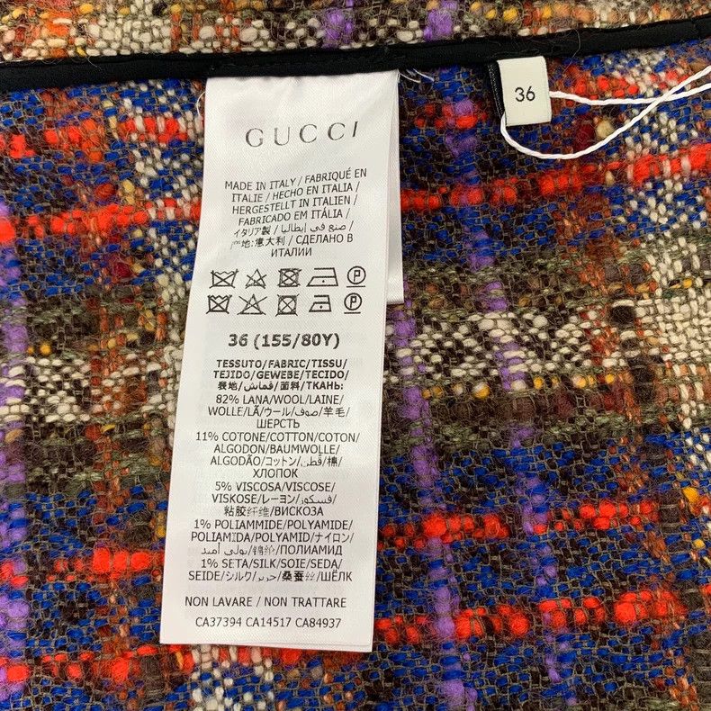 Gucci Gucci Size 36Purple wool tweed wool jacket size 36 2502- Size XS / US 0-2 / IT 36-38 - 6 Thumbnail