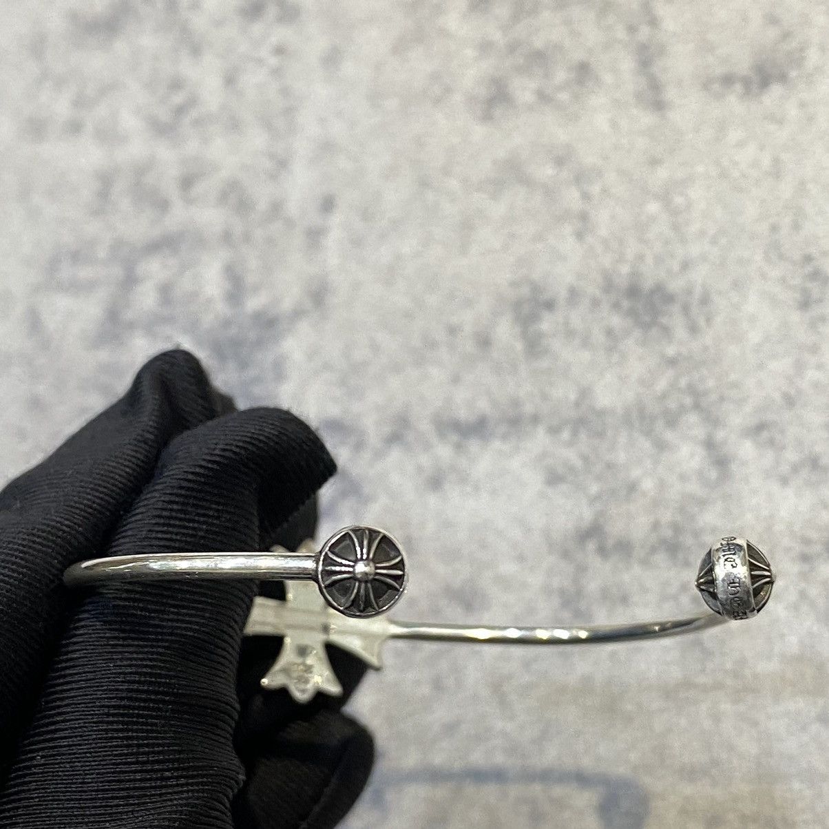 Chrome Hearts Chrome Hearts Cross Cuff silver Size ONE SIZE - 8 Thumbnail